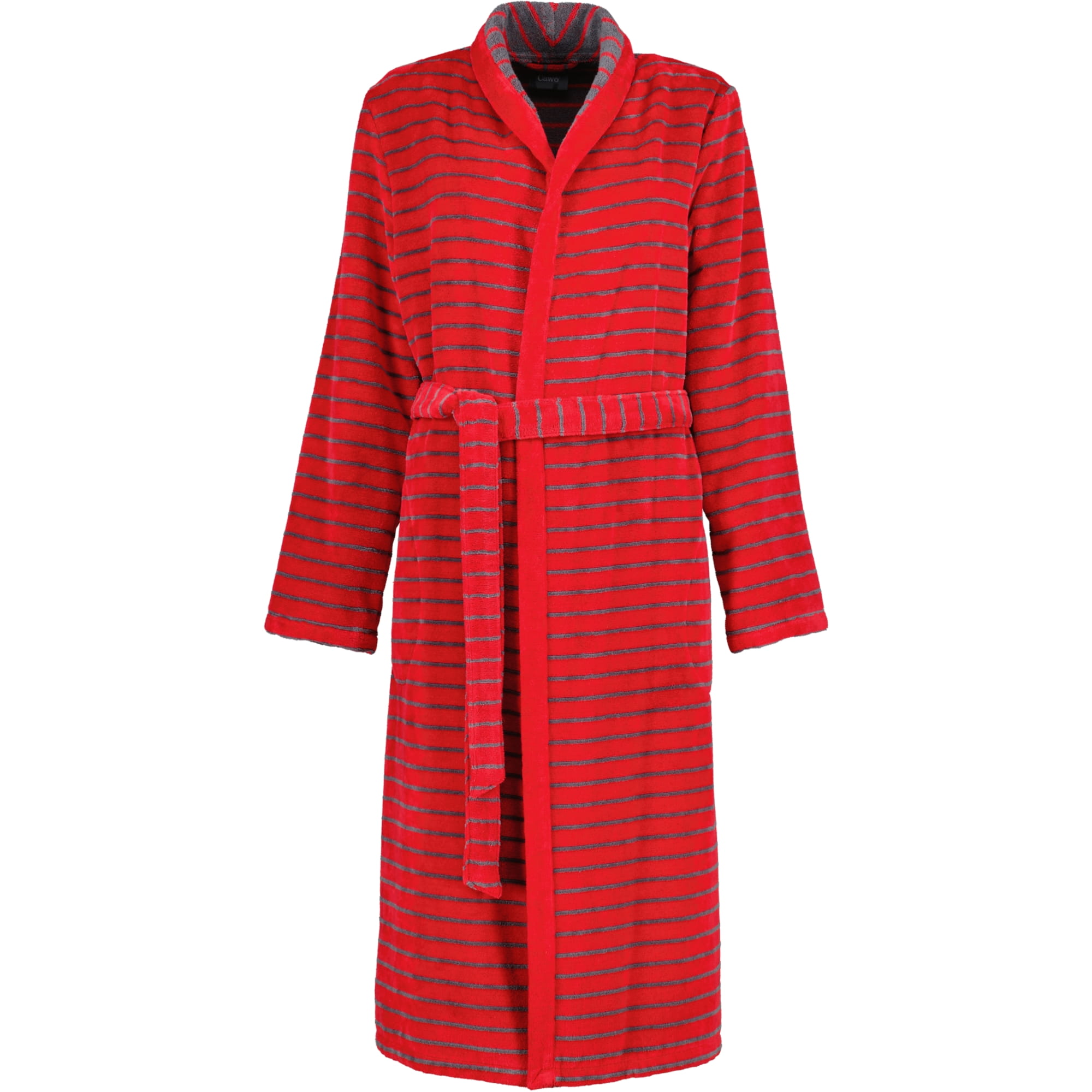 Cawö Bademäntel Damen Schalkragen Shades 1491 rot - 27