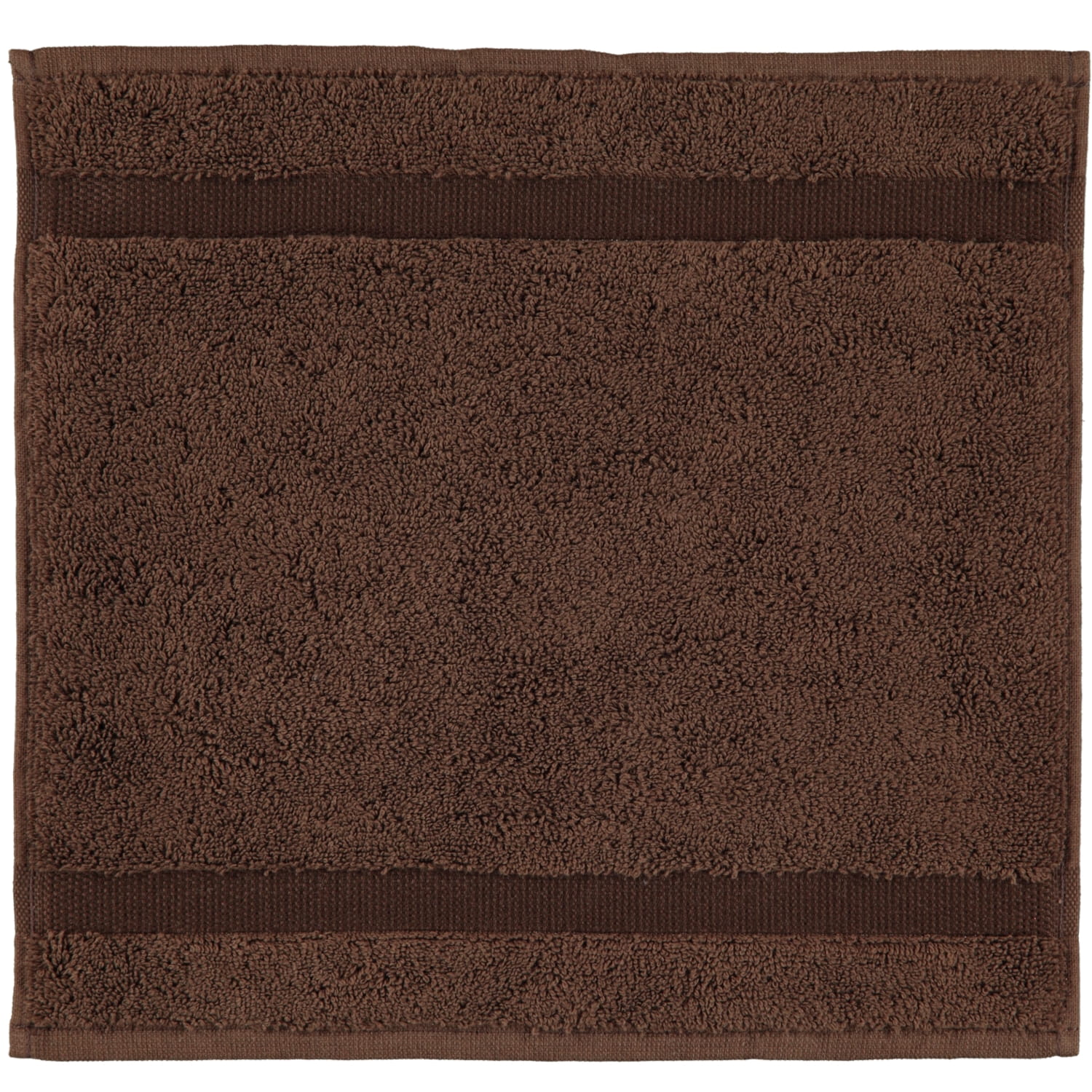Rhomtuft - Handtücher Princess - Farbe: mocca - 406 - Seiflappen 30x30 cm