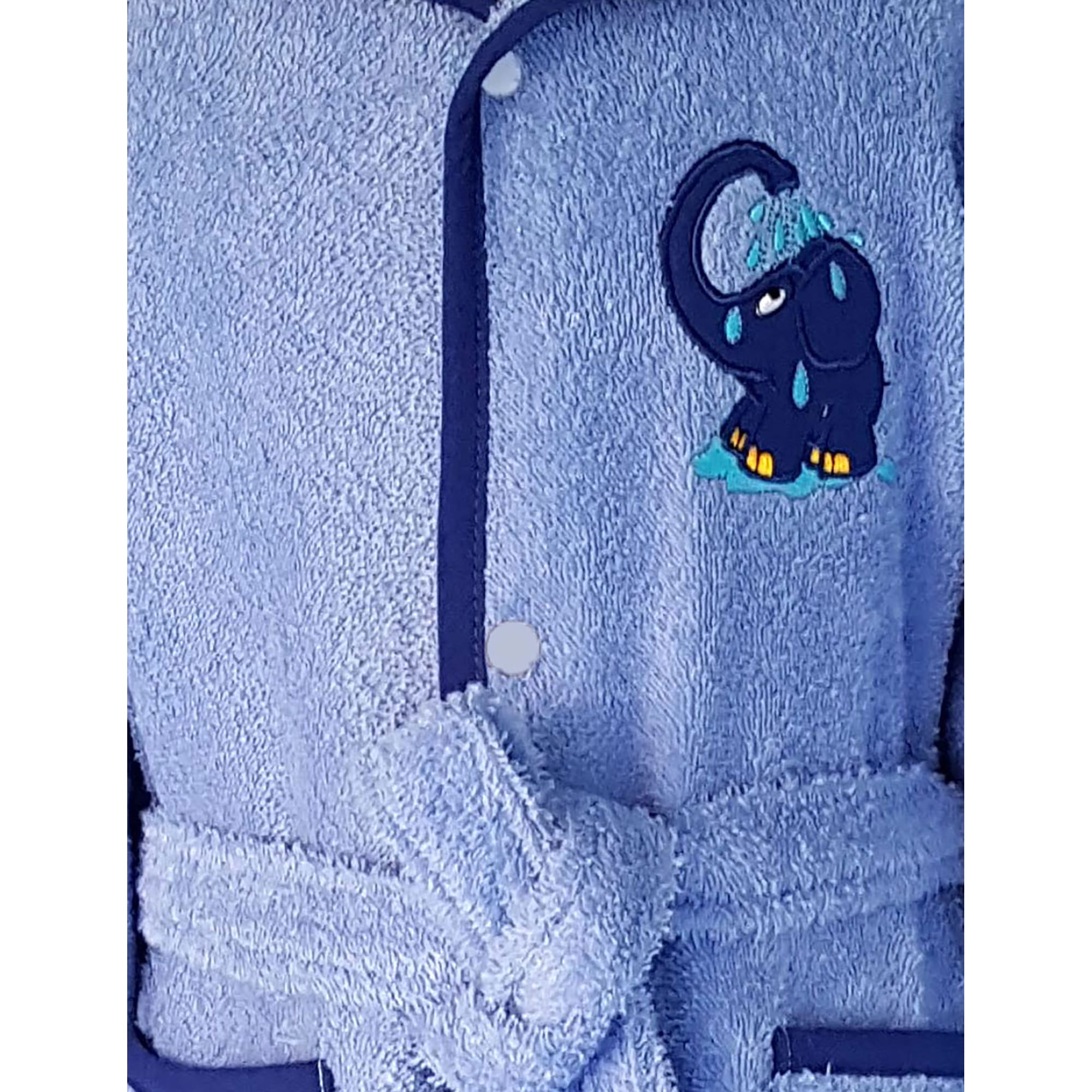 Smithy Die Sendung mit dem blauen Elefanten - Kinder-Bademantel - Farbe: blau (1902034)