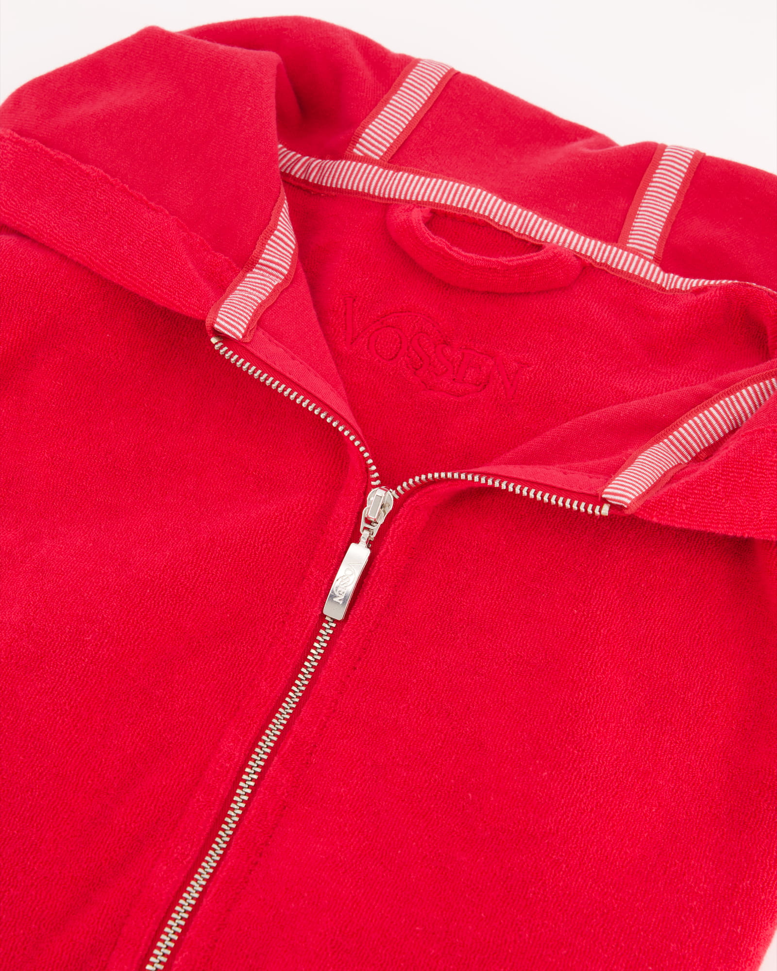 Vossen Bademäntel Damen Kurzmantel mit Kapuze Tampa kirschrot - 3680