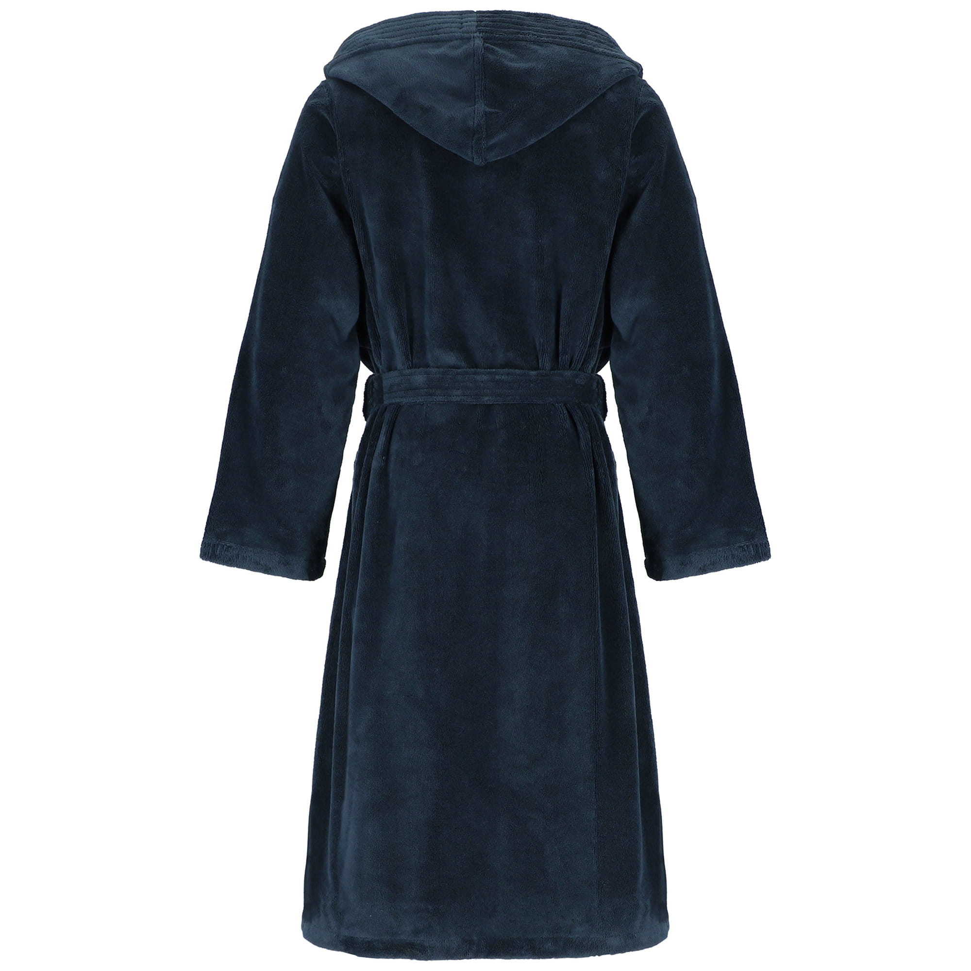 Cawö Home Bademäntel Herren Kapuze Doubleface 831 ocean - 19 - L