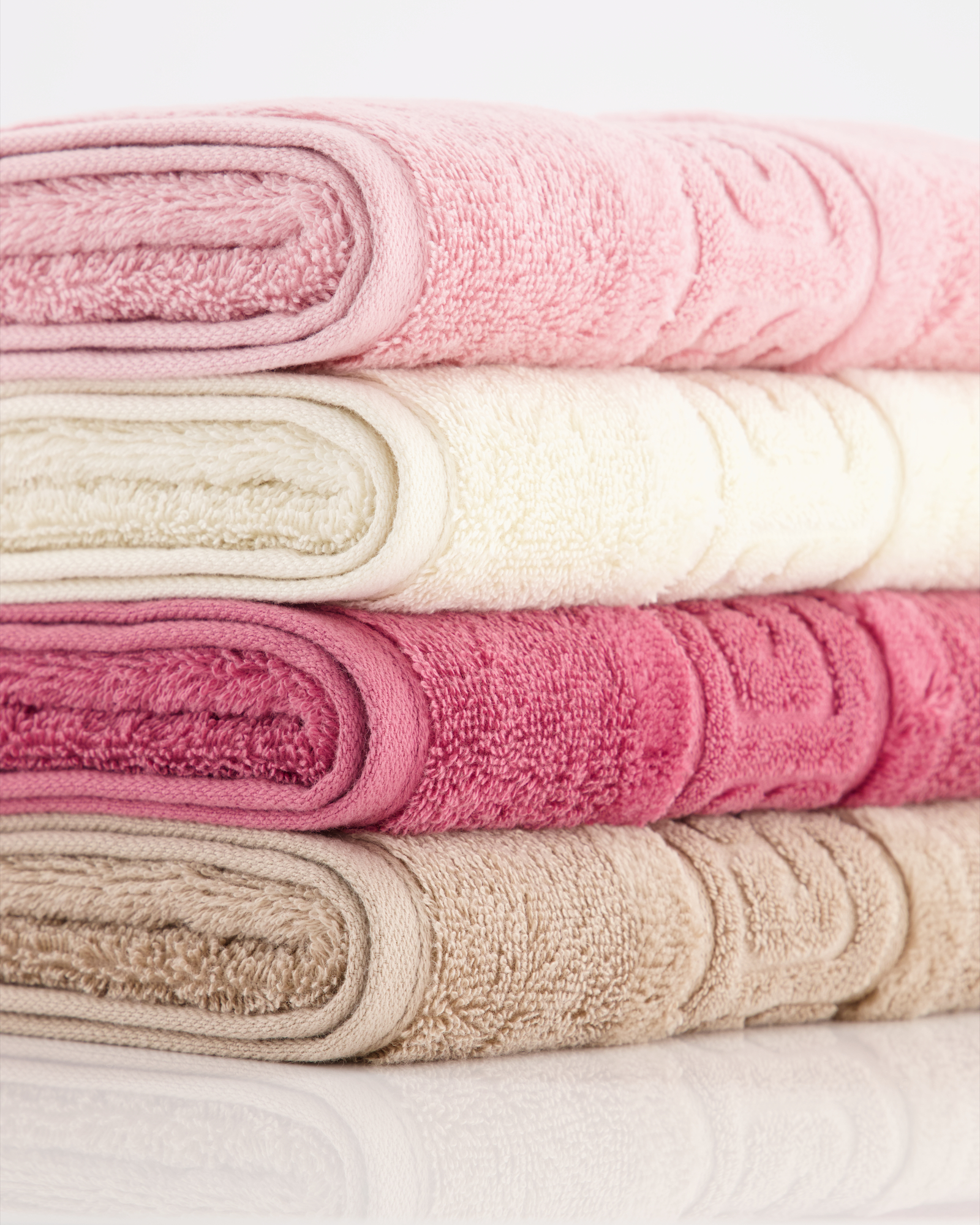Cawö - Noblesse Uni 1001 - Farbe: 240 - rosa - Duschtuch 80x160 cm