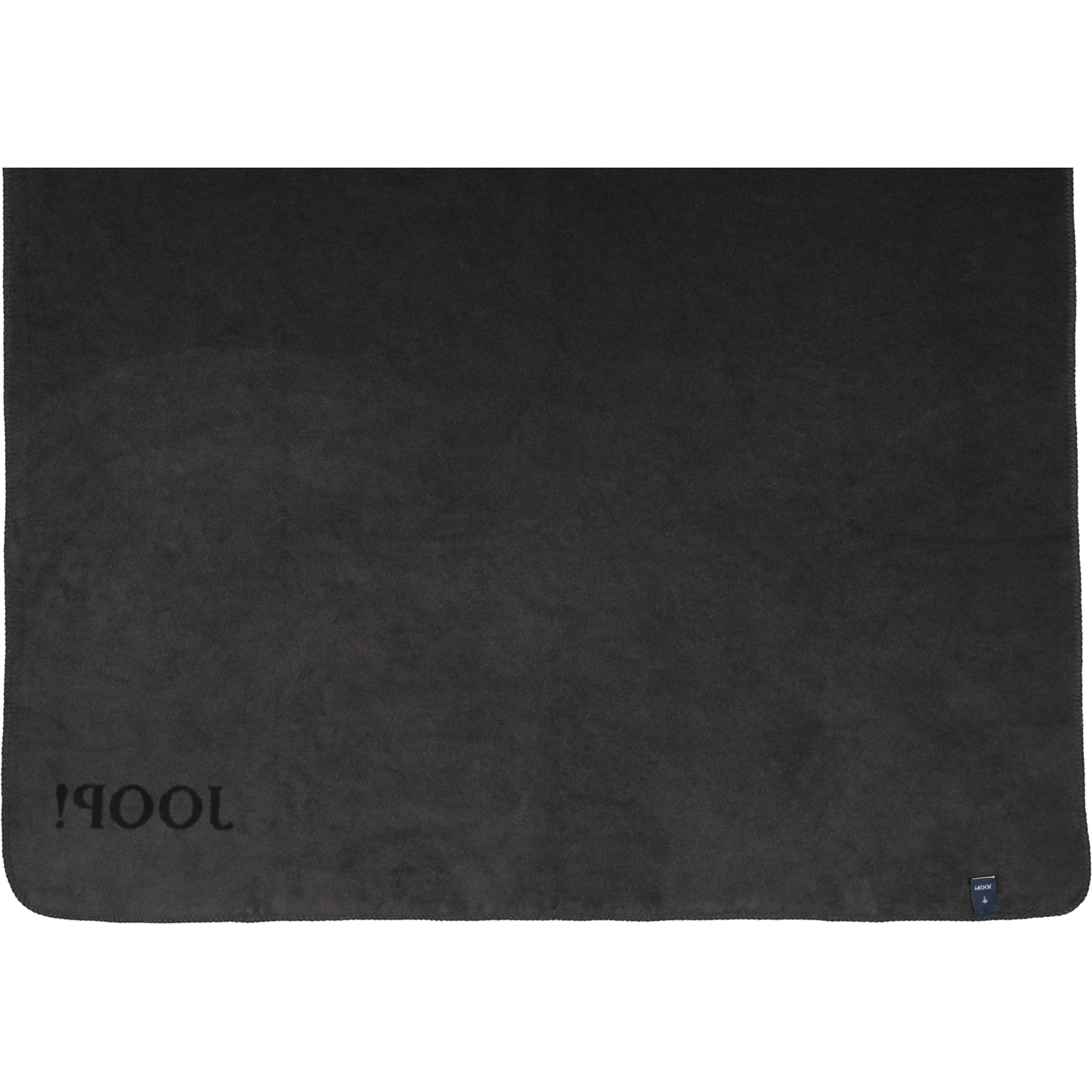 JOOP! Wohndecken Uni-Doubleface Schwarz-Anthrazit - 150x200 cm