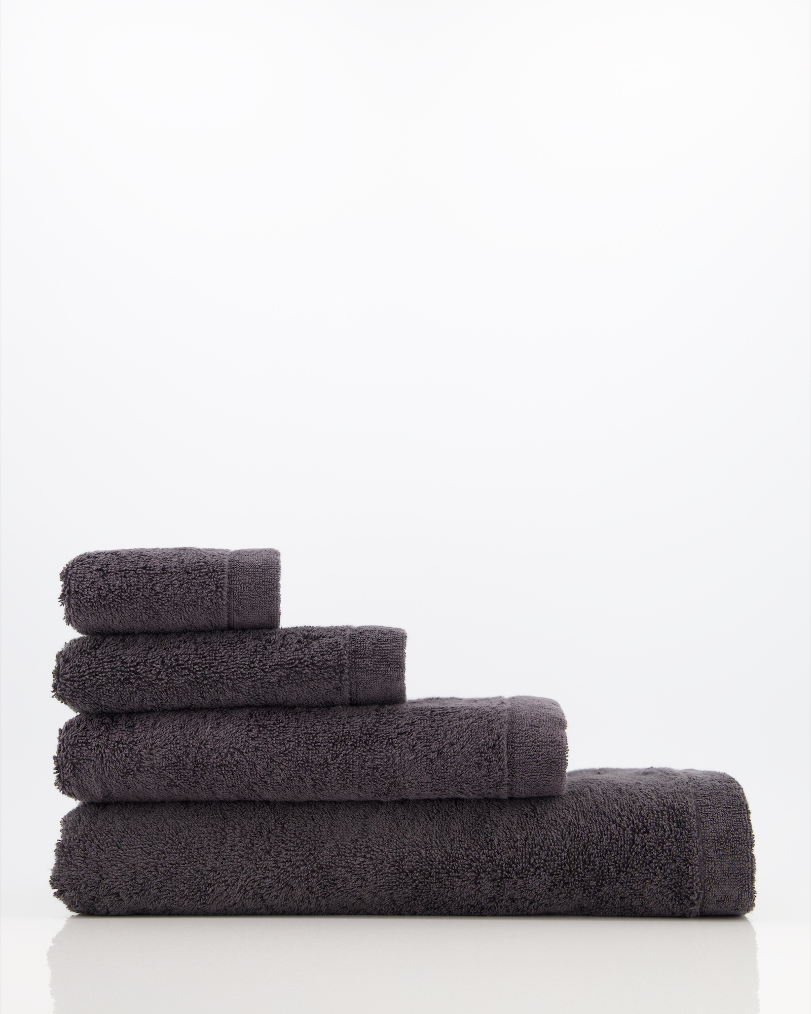 Cawö Handtücher Lifestyle Uni 7007 basalt - 740 - Seiflappen 30x30 cm
