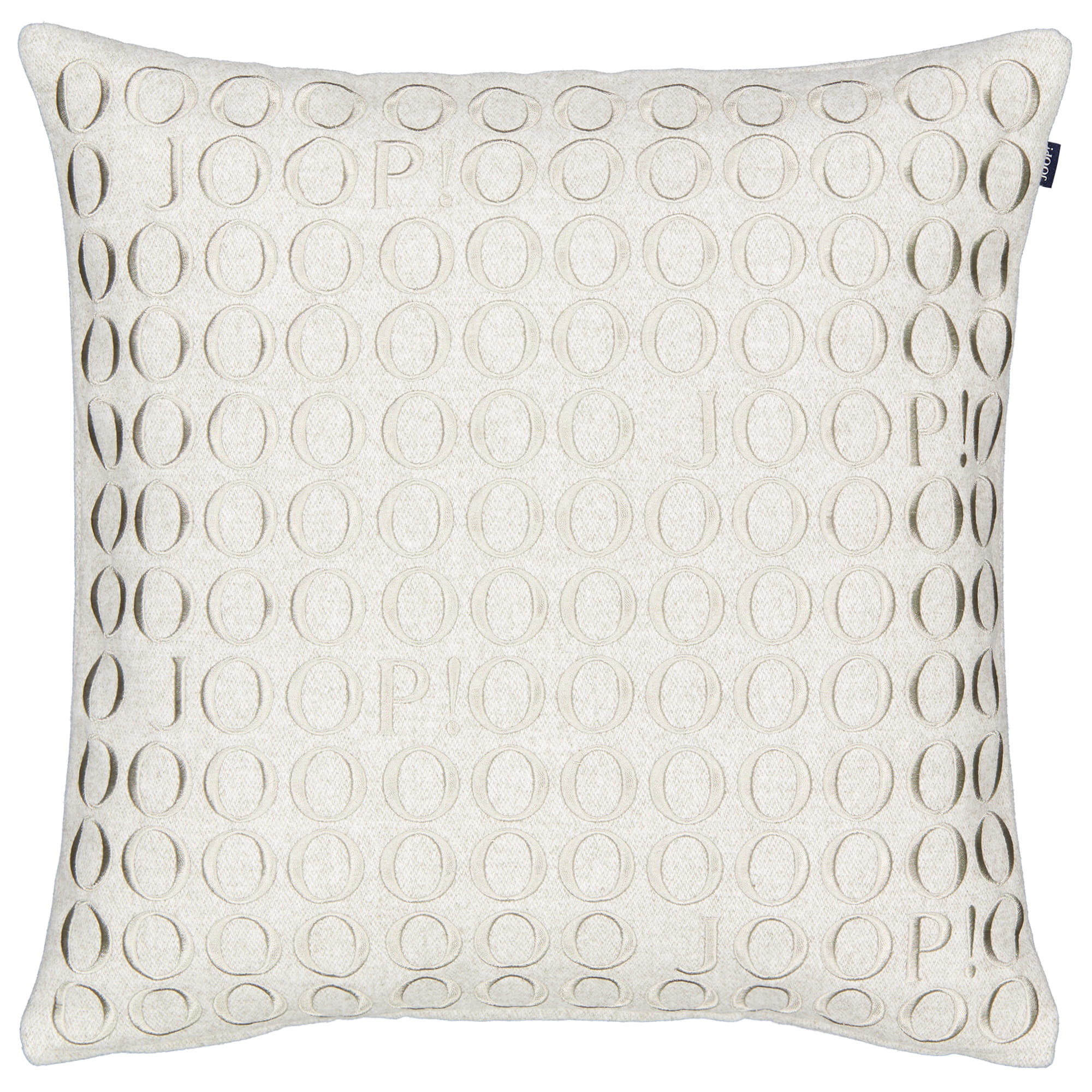 JOOP! Kissenhüllen Fine Signature Grau - 010 - 50x50 cm