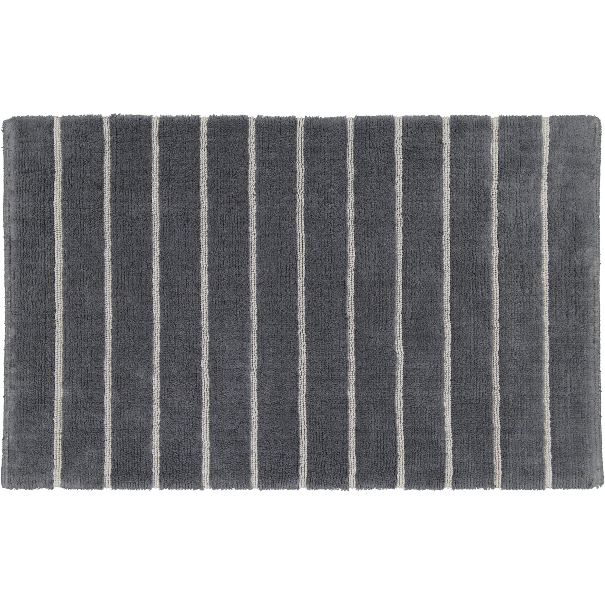 Cawö Home Badteppiche Balance Streifen 1008 anthrazit - 73 - 60x100 cm