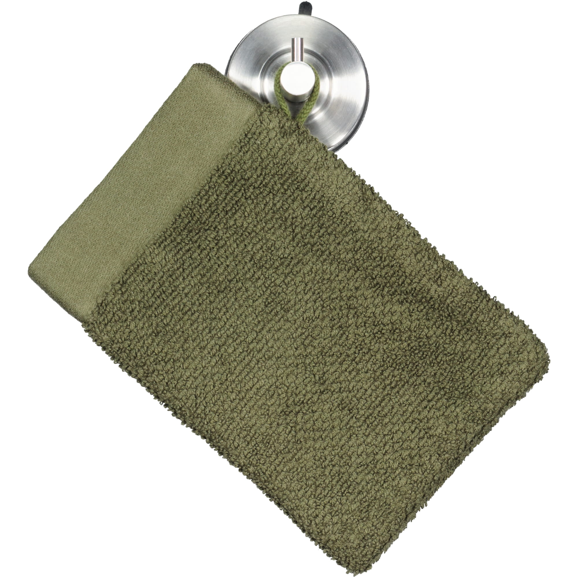 Möve Handtücher Autumn Delights olive - 670 - Waschhandschuh 15x20 cm