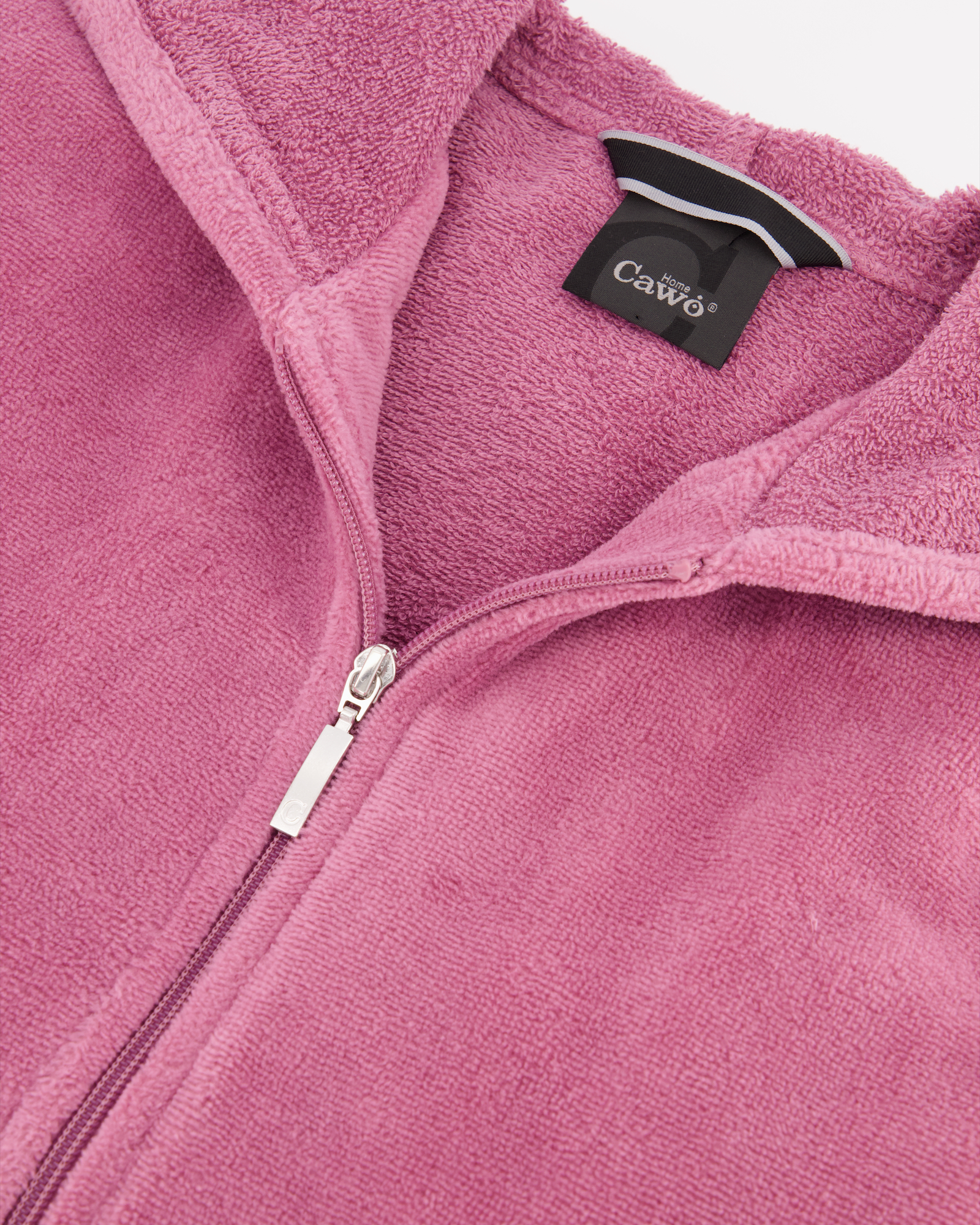 Cawö Home Damen Bademantel Kapuze RV 837 - Farbe: blush - 22