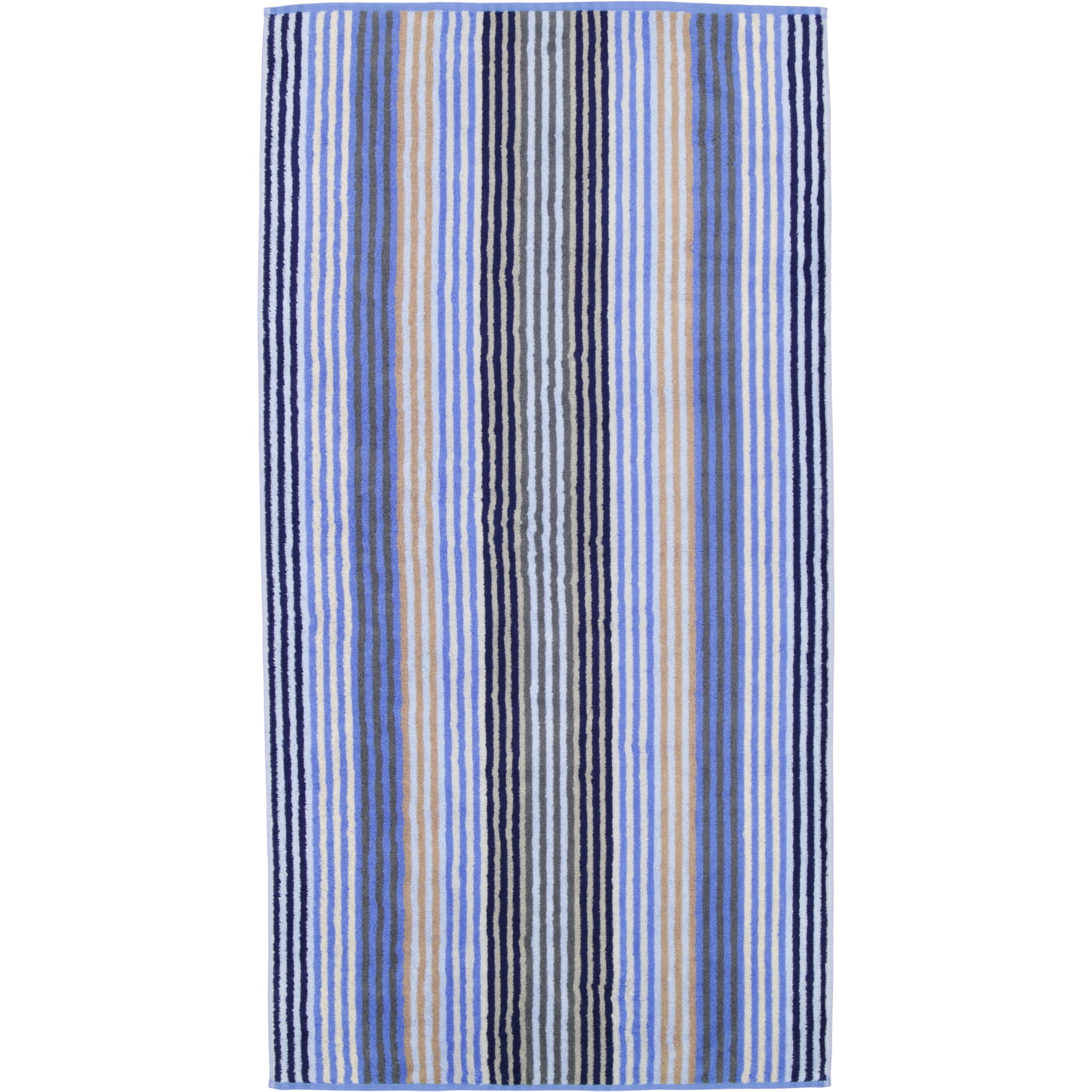 Cawö - Unique Streifen 944 - Farbe: saphir - 11 - Duschtuch 70x140 cm