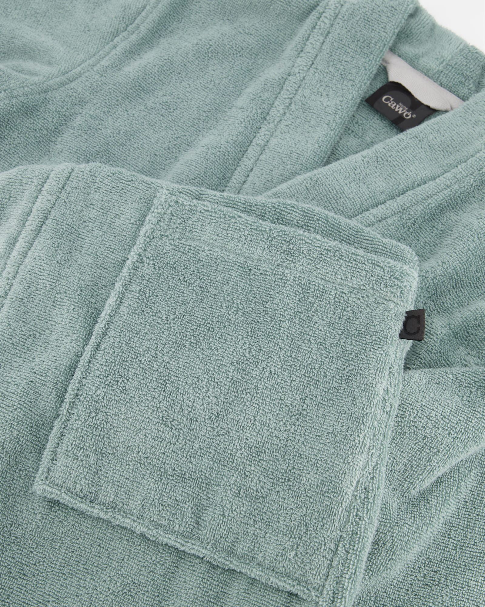 Cawö Home Bademäntel Damen Kimono Luxury Basics Kimono 826 fjord - 47