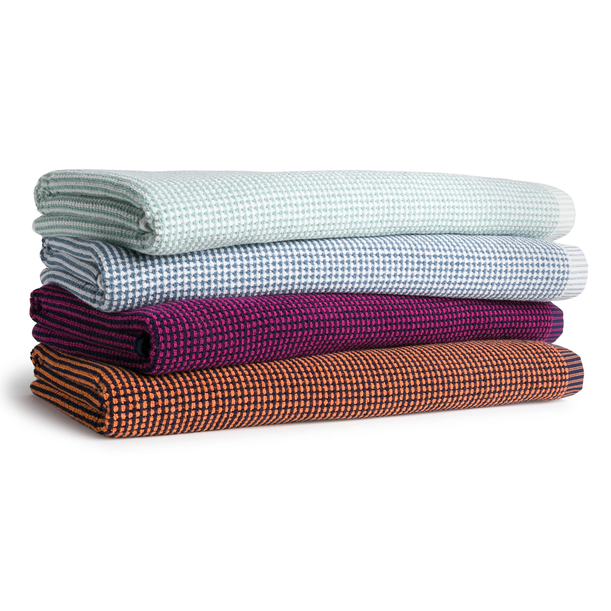 Möve Saunatücher Bliss deep sea/ berry - 031 - 80x200 cm