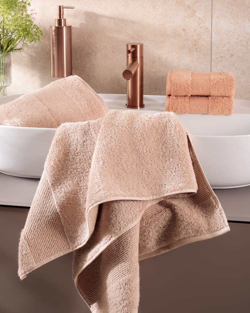 Cawö Handtücher THE LUXURY 5000 pale rose - 329 - Duschtuch 80x150 cm