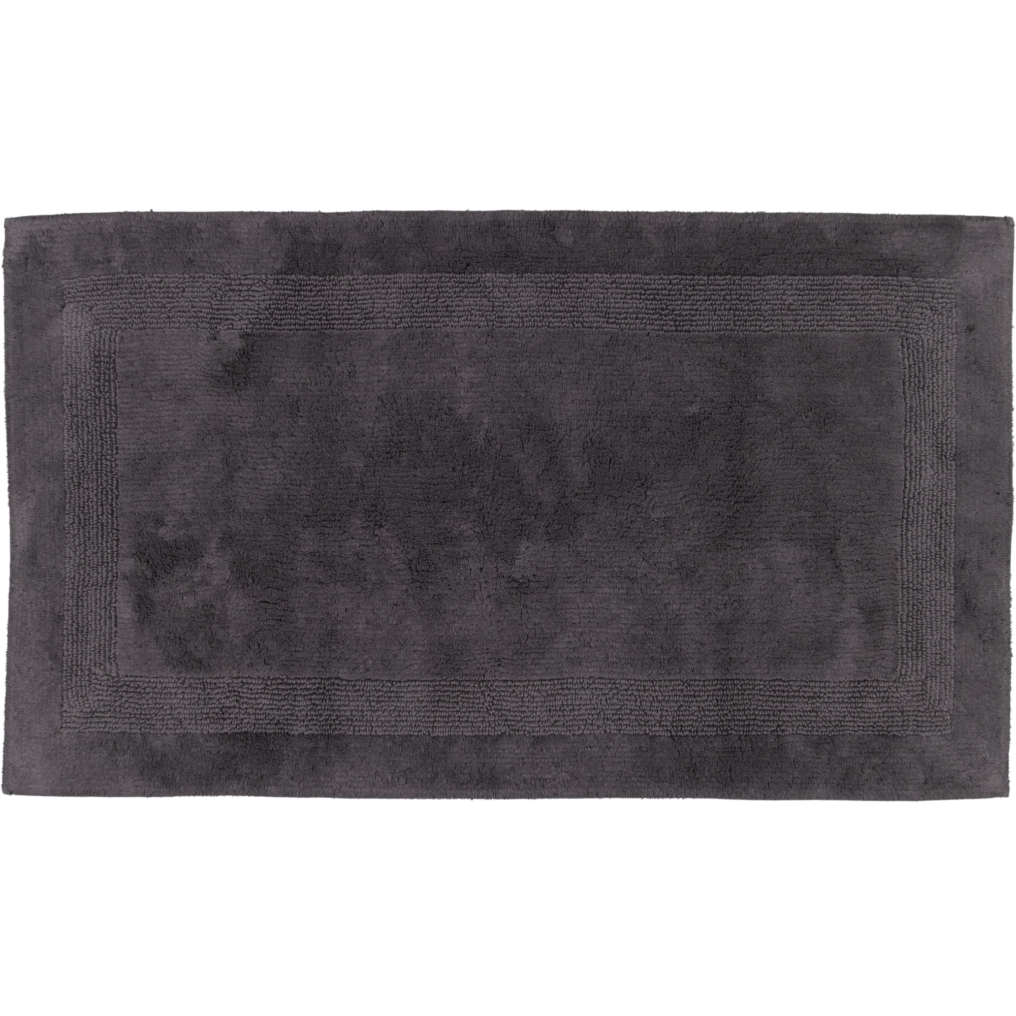 Cawö Home Badteppiche Luxus Badteppich 1000 basalt - 740 - 70x120 cm
