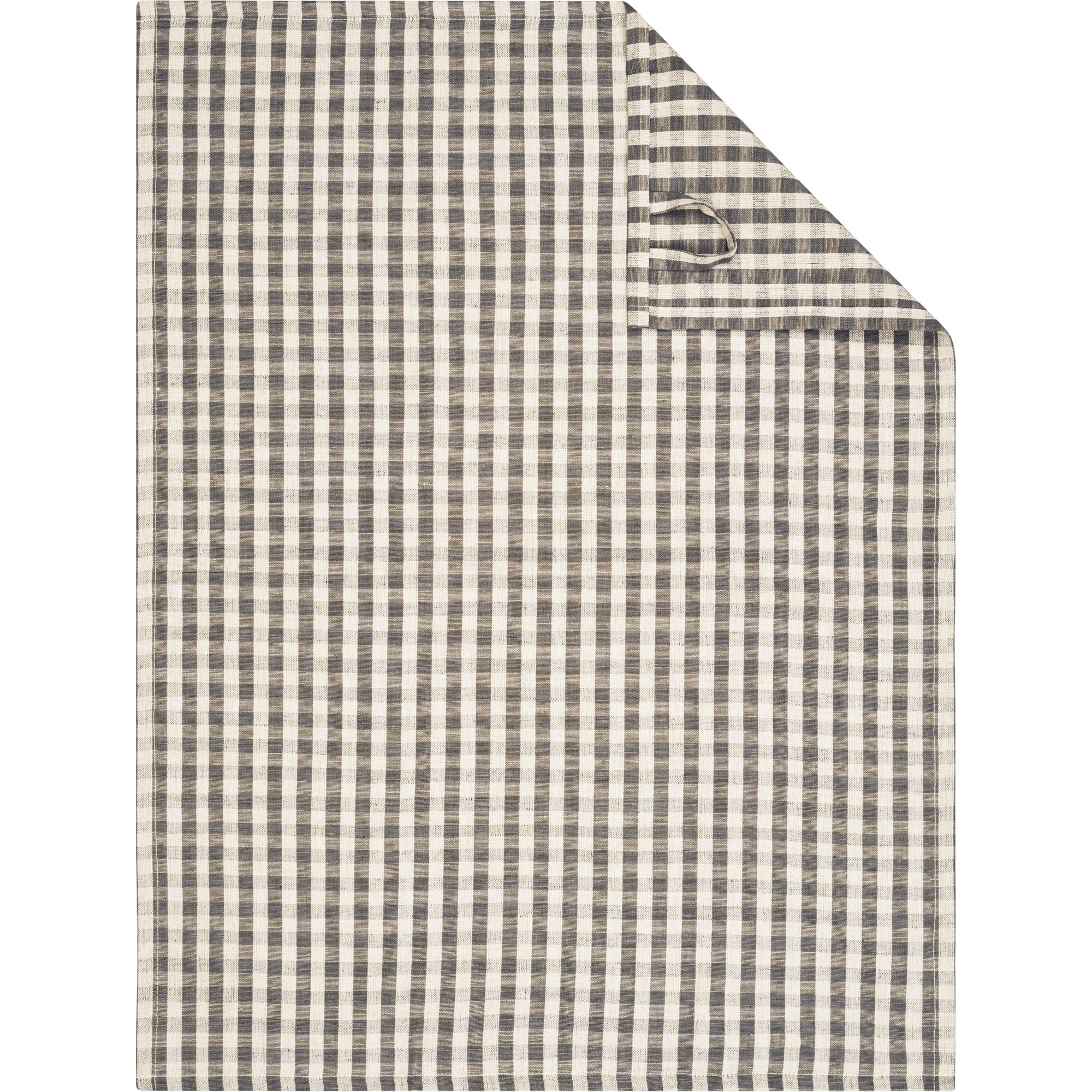Cawö Home Geschirrtücher Linen Classics Karo 538 metal - 73 - 50x70 cm