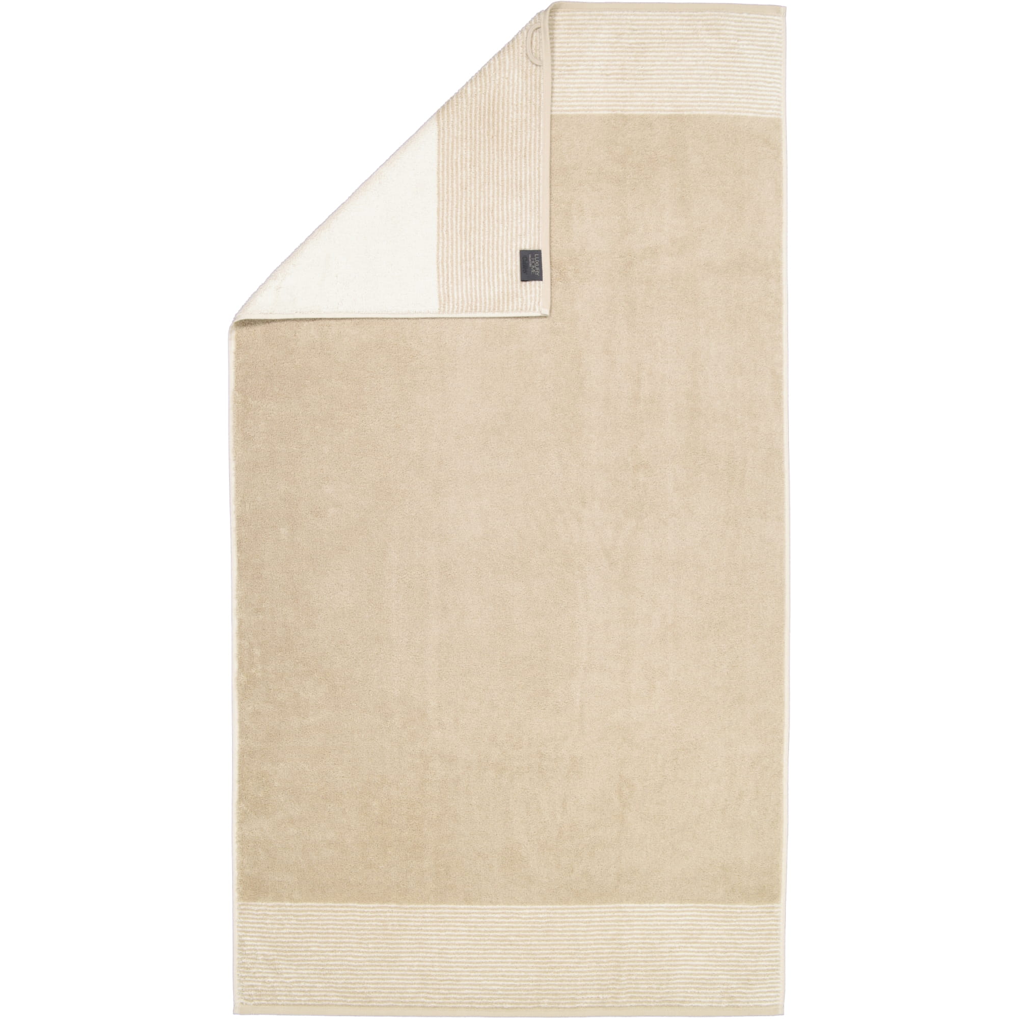 Cawö - Luxury Home Two-Tone 590 - Farbe: sand - 33 - Duschtuch 80x150 cm