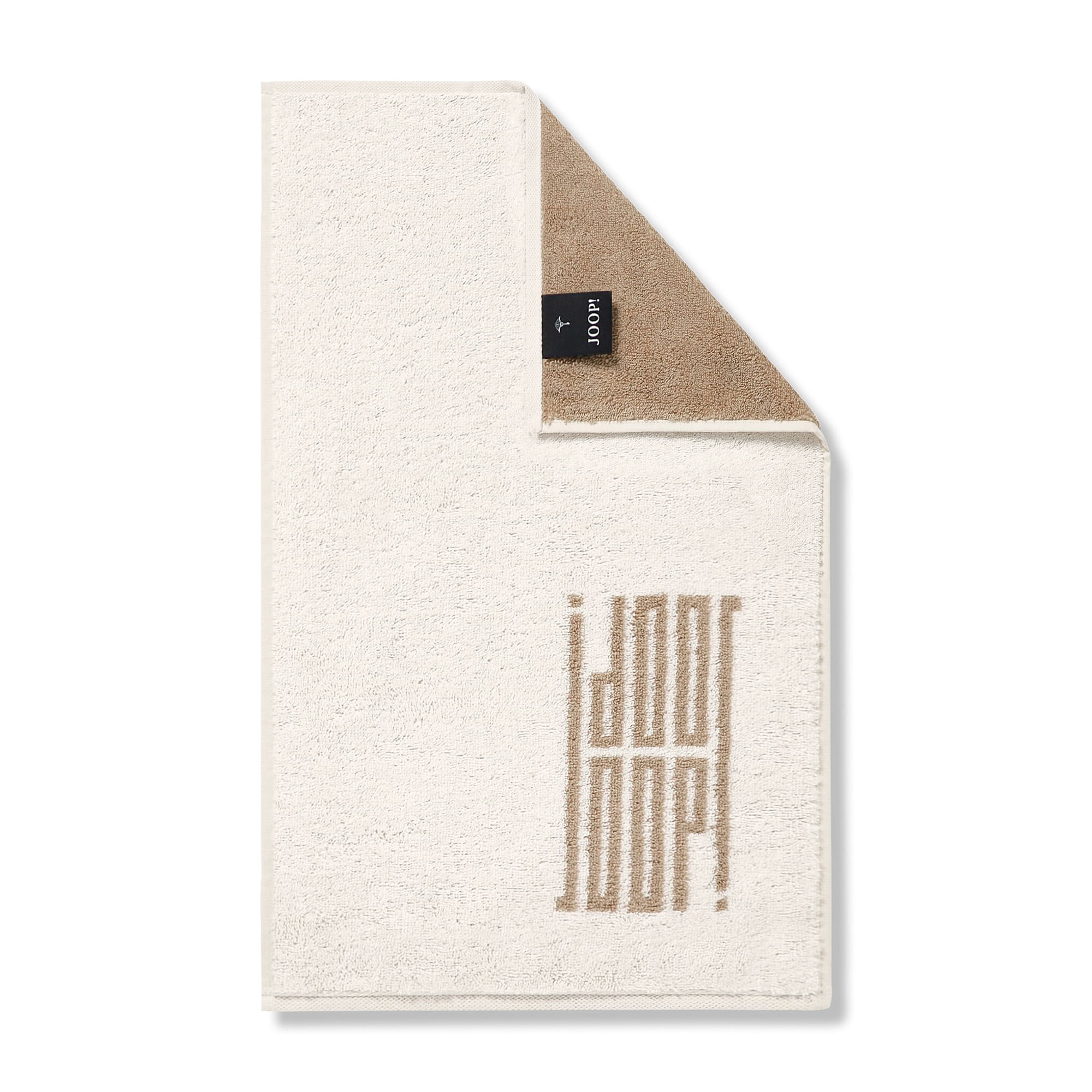 JOOP! Handtücher Bars Doubleface 1724 Creme - 33 - Gästetuch 30x50 cm