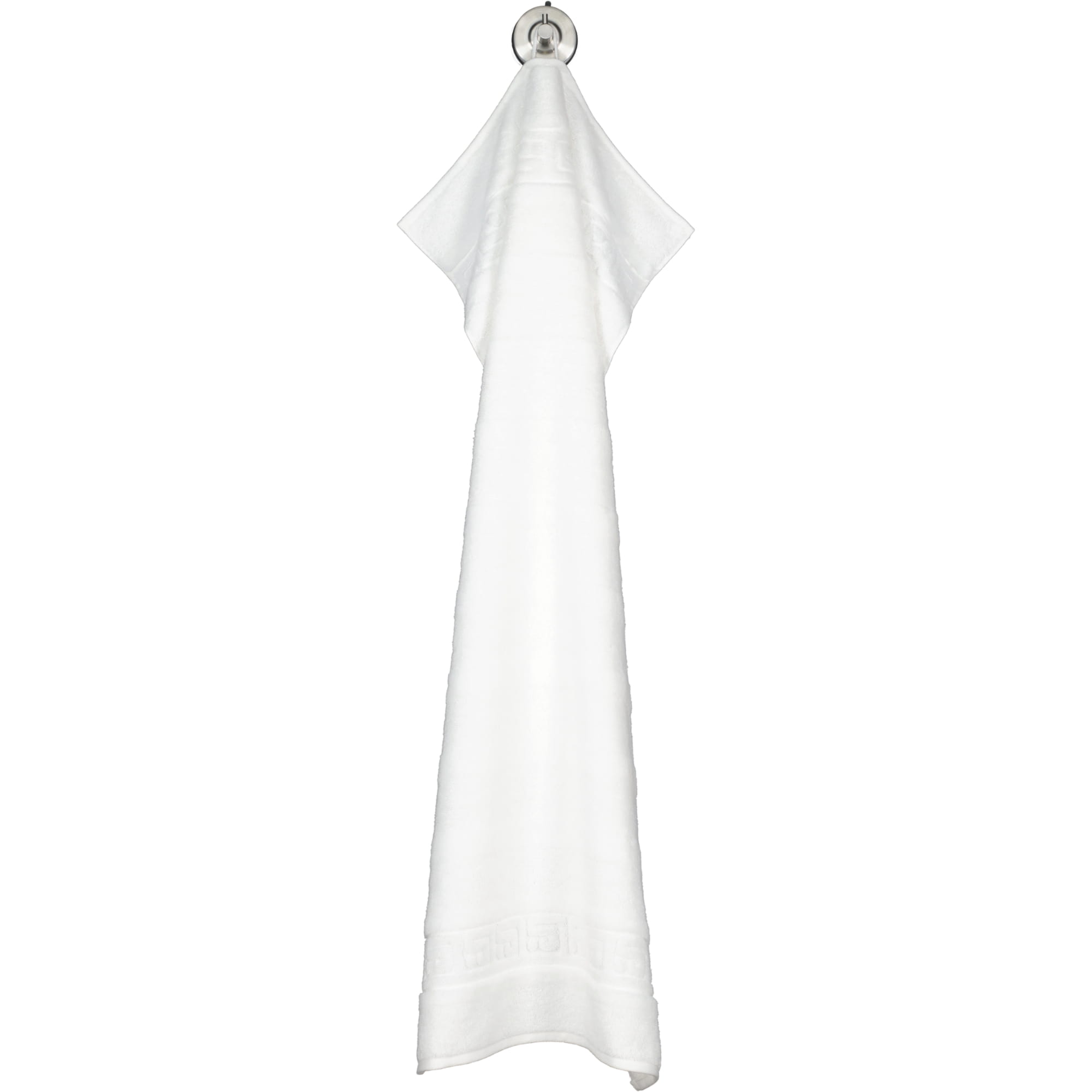 Cawö - Noblesse Uni 1001 - Farbe: 600 - weiß - Handtuch 50x100 cm