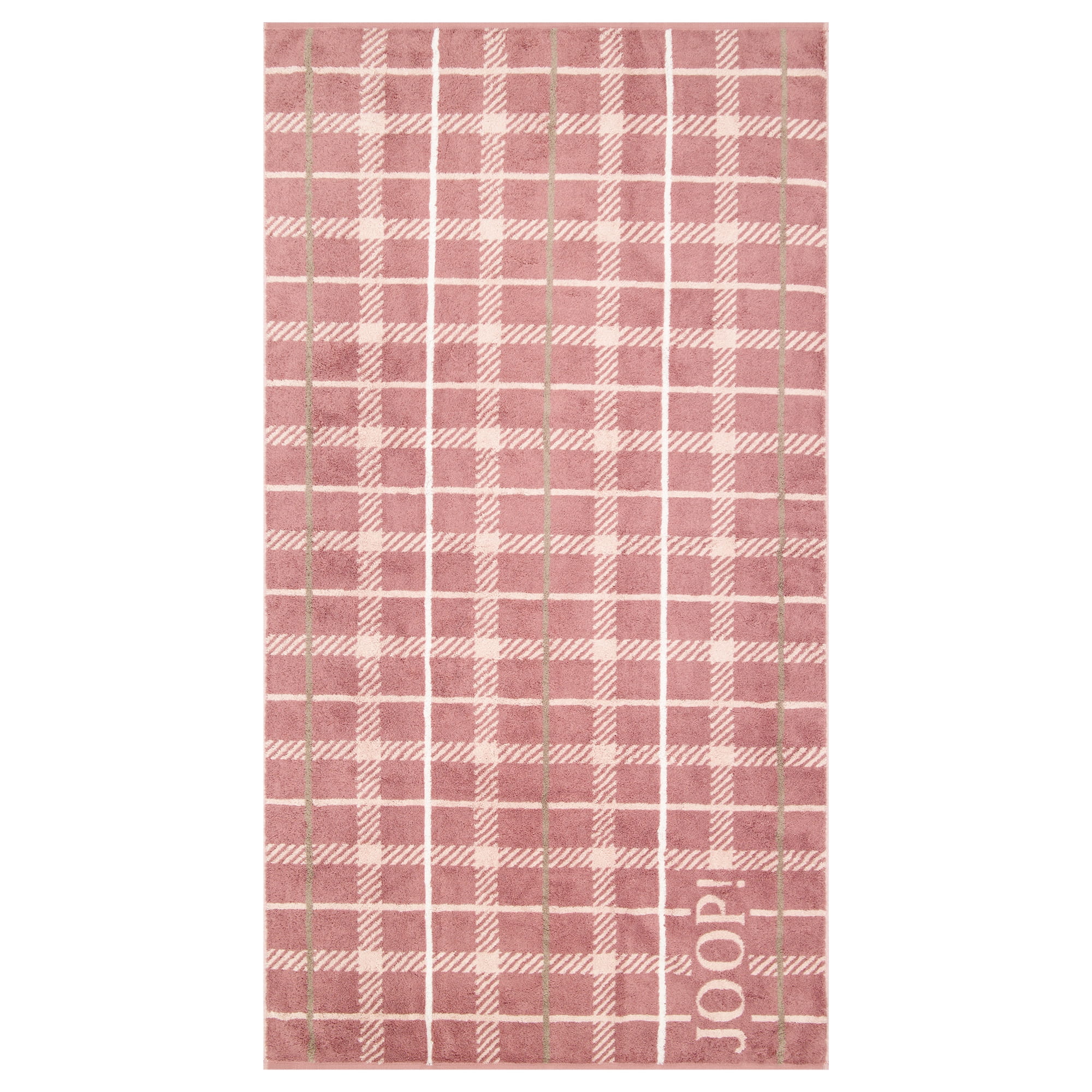 JOOP! Handtücher Contour Checked 1715 Mauve - 23 - Duschtuch 80x150 cm