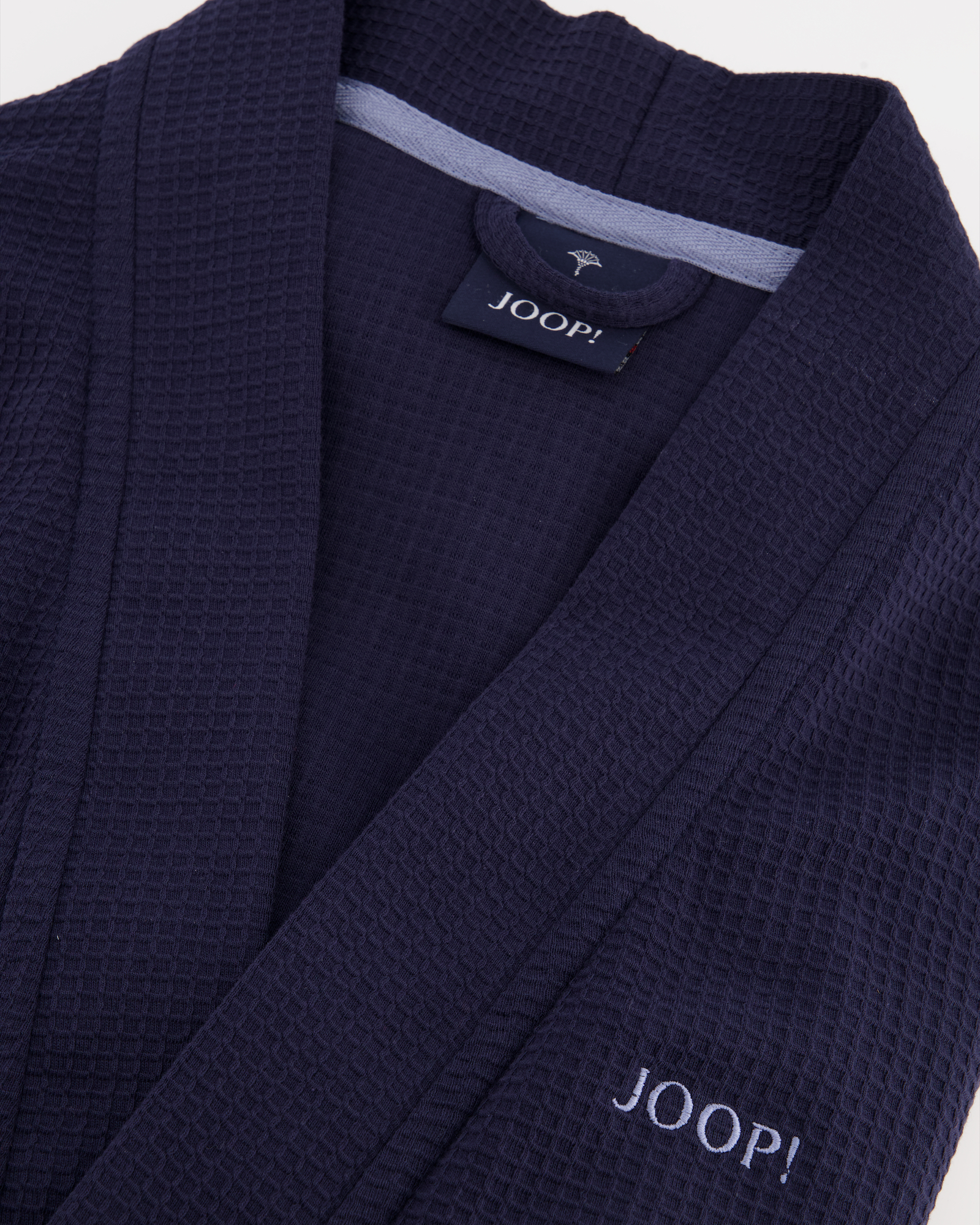JOOP! Bademäntel Herren Kimono Pique 1656 blau - 175