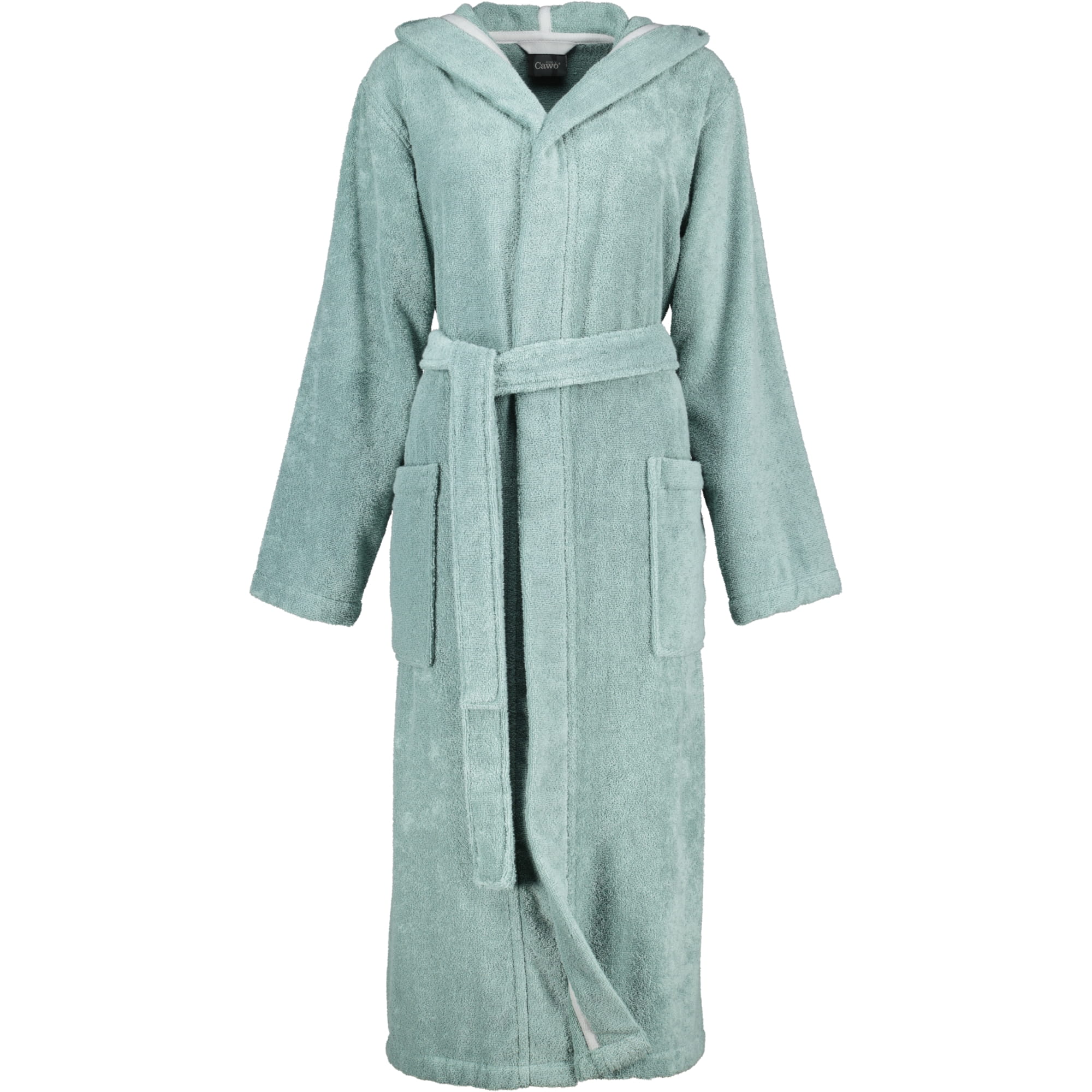 Cawö Home Bademäntel Damen Kapuze Luxury Basics Kapuze 827 fjord - 47 - M
