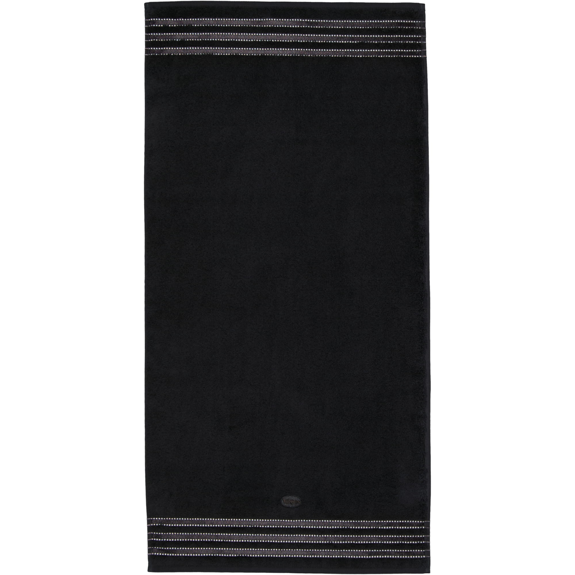 Vossen Handtücher Cult de Luxe schwarz - 7900 - Handtuch 50x100 cm
