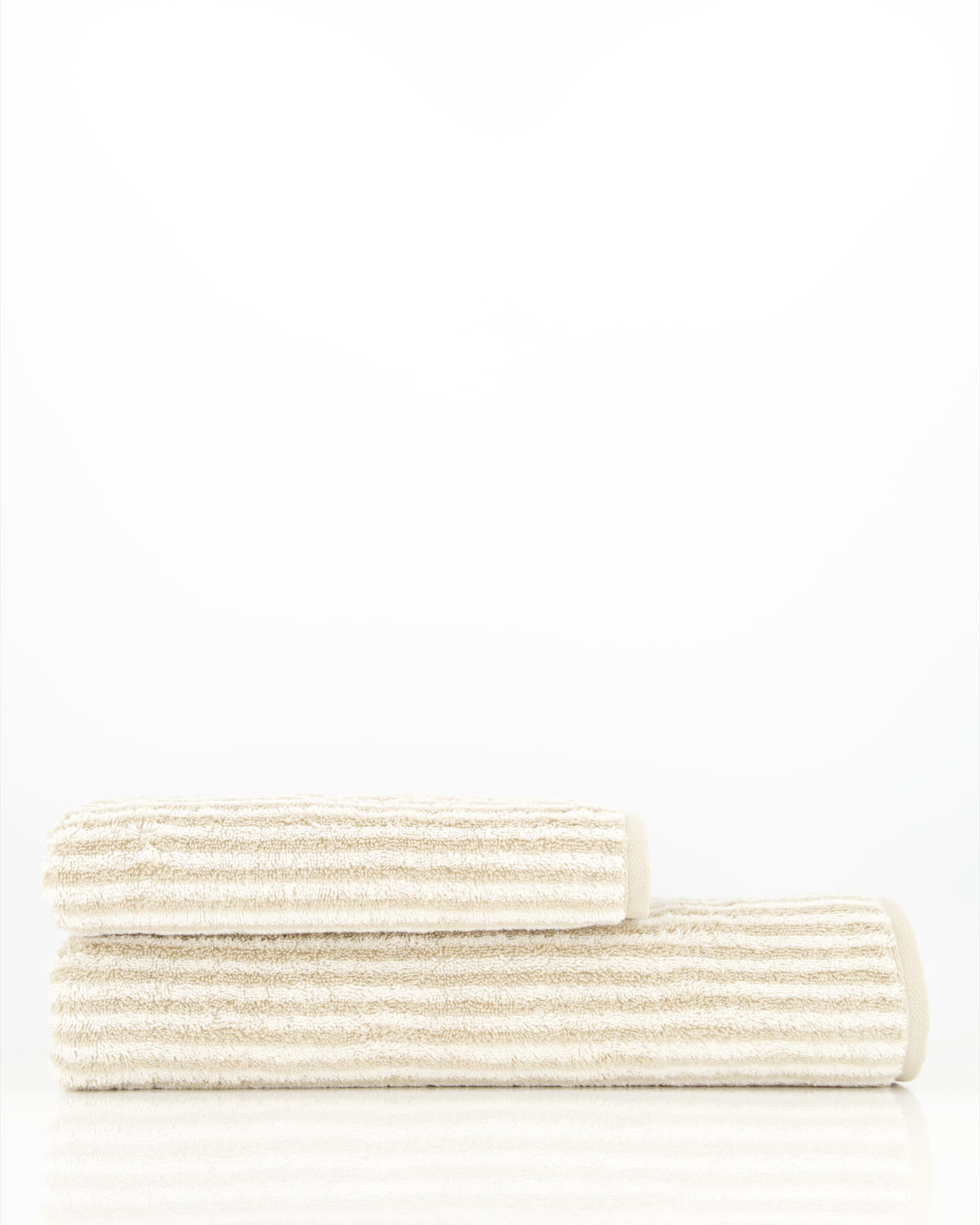 Cawö Handtücher Two-Tone Stripes 480 sand - 33