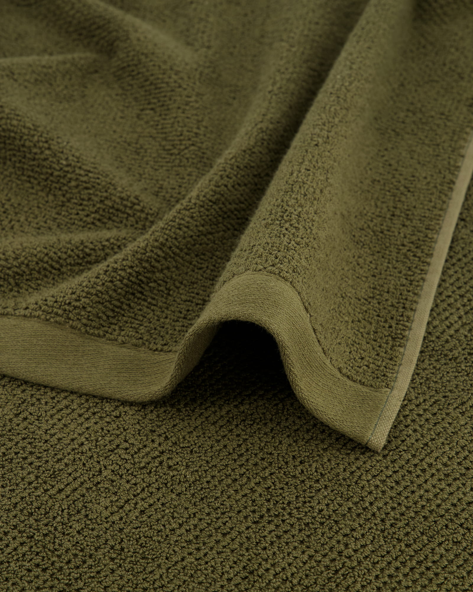 Möve Handtücher Autumn Delights olive - 670 - Waschhandschuh 15x20 cm