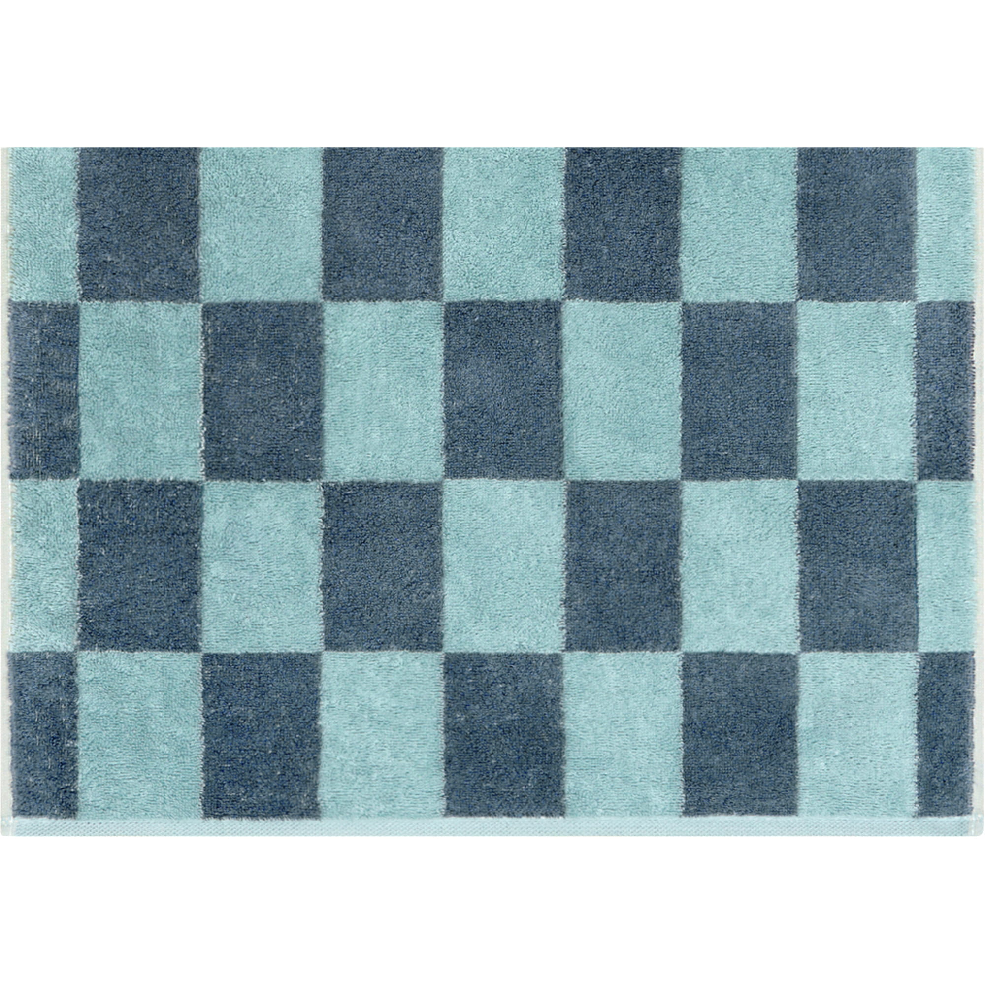 Cawö Handtücher Weekend Karo 6297 grün/petrol - 40 - Handtuch 50x100 cm