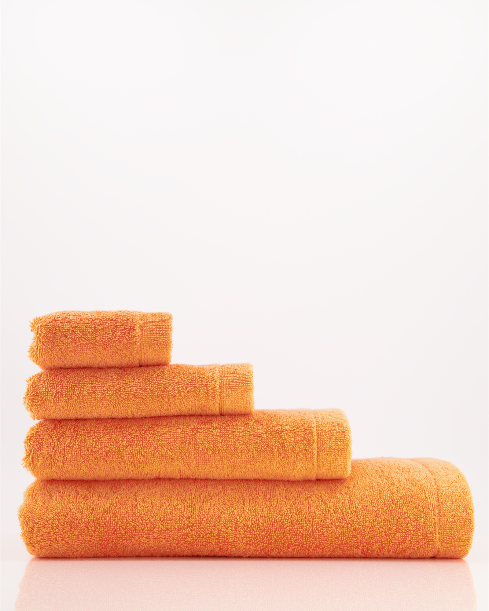 Cawö Handtücher Lifestyle Uni 7007 mandarine - 316 - Seiflappen 30x30 cm