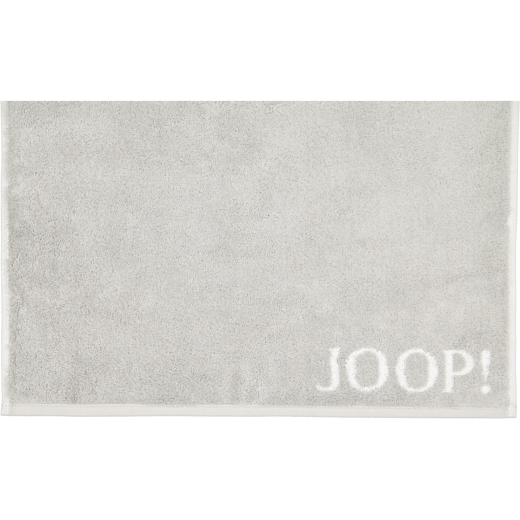 JOOP! Classic - Doubleface 1600 - Farbe: Silber - 76 - Seiflappen 30x30 cm