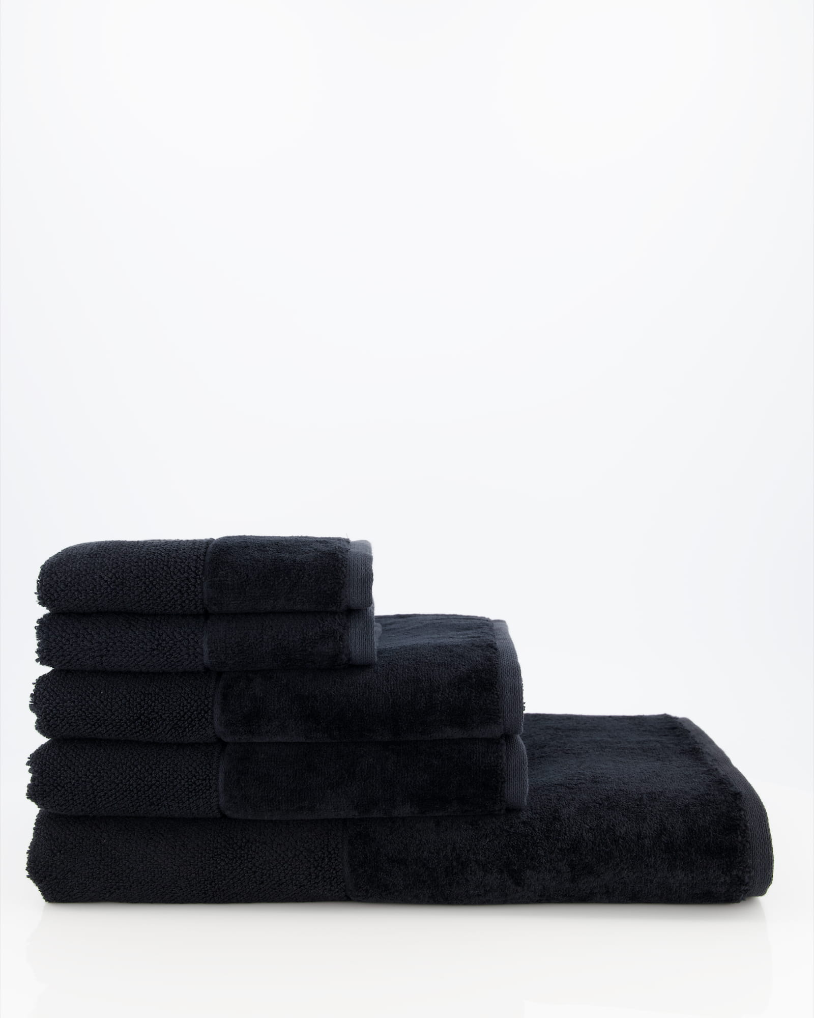 Möve Bamboo Luxe - Farbe: black - 199 (1-1104/5244) - Waschhandschuh 15x20 cm