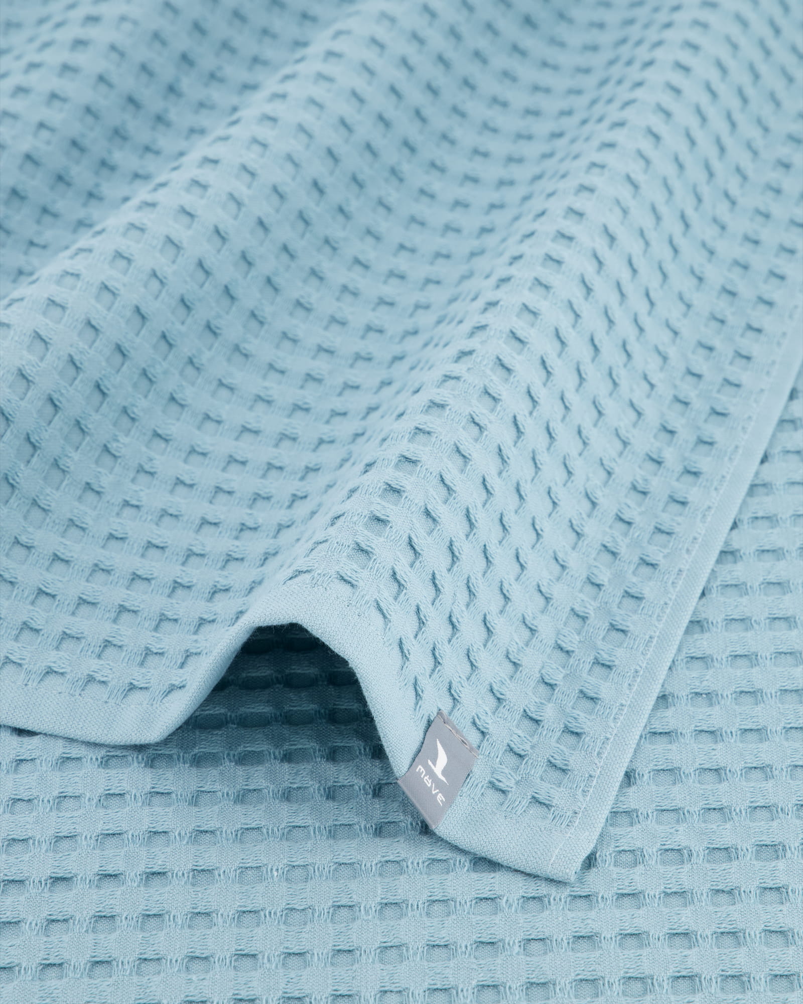 Möve - Waffelpiquée - Farbe: arctic - 530 (1-0605/8762) - Handtuch 50x100 cm