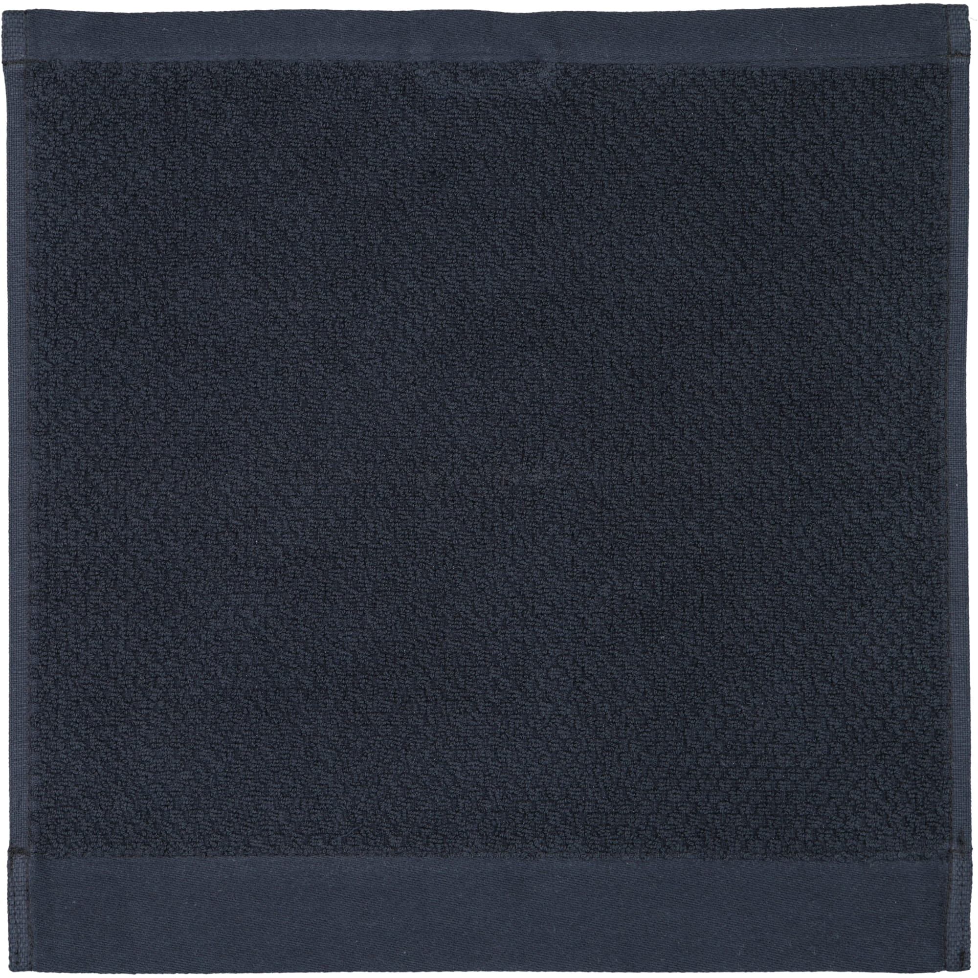Rhomtuft - Handtücher Baronesse - Farbe: schwarz - 15 - Seiflappen 30x30 cm