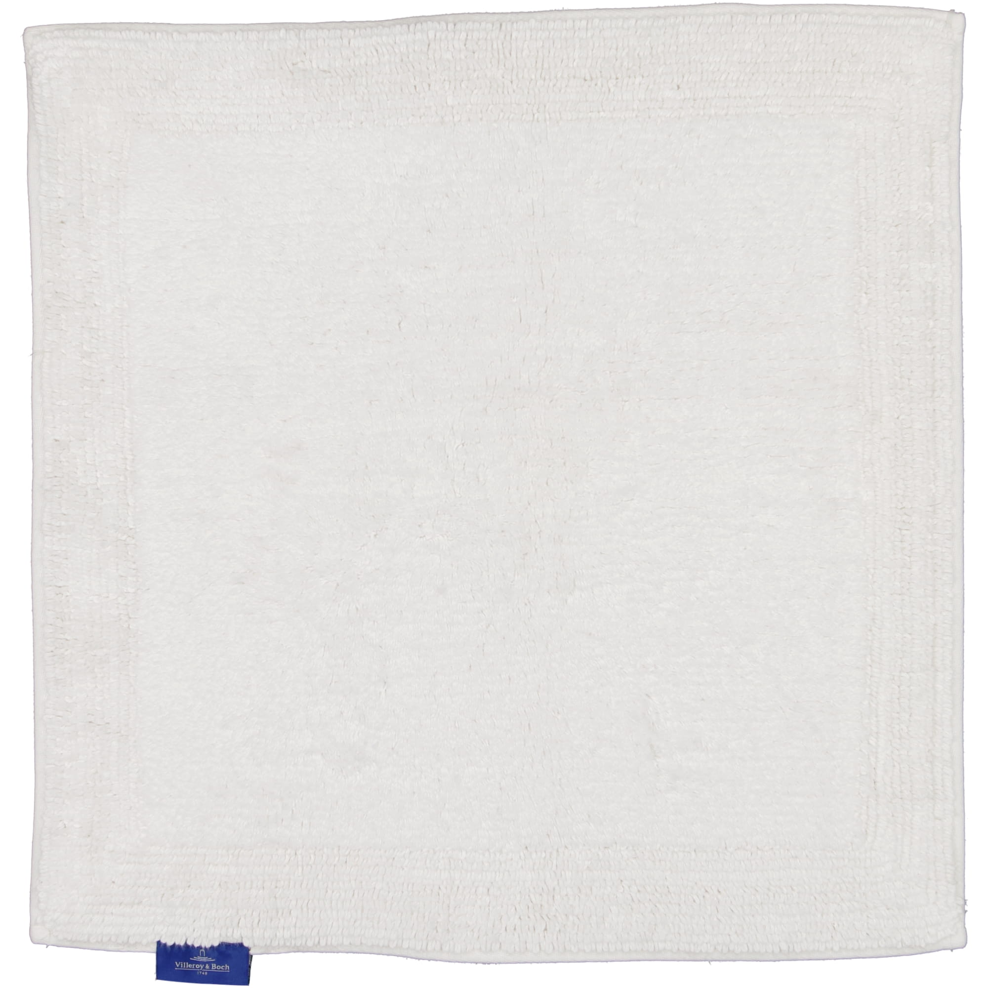 Villeroy & Boch - Badteppich Coordinates Charisma 2555 - Farbe: brilliant white - 600 - 60x60 cm