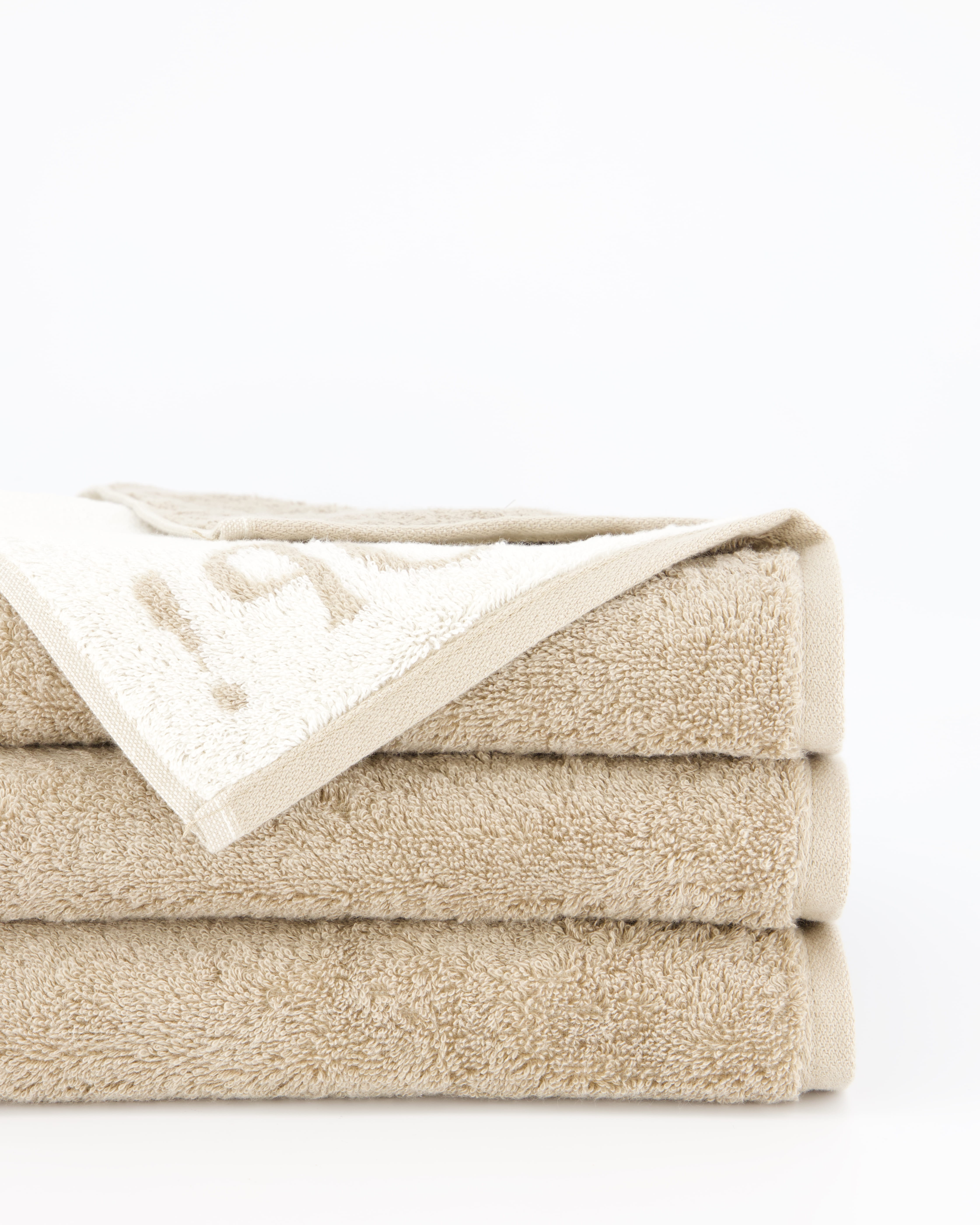 JOOP! Handtücher New Classic Doubleface 1720 Sand - 30 - Seiflappen 30x30 cm