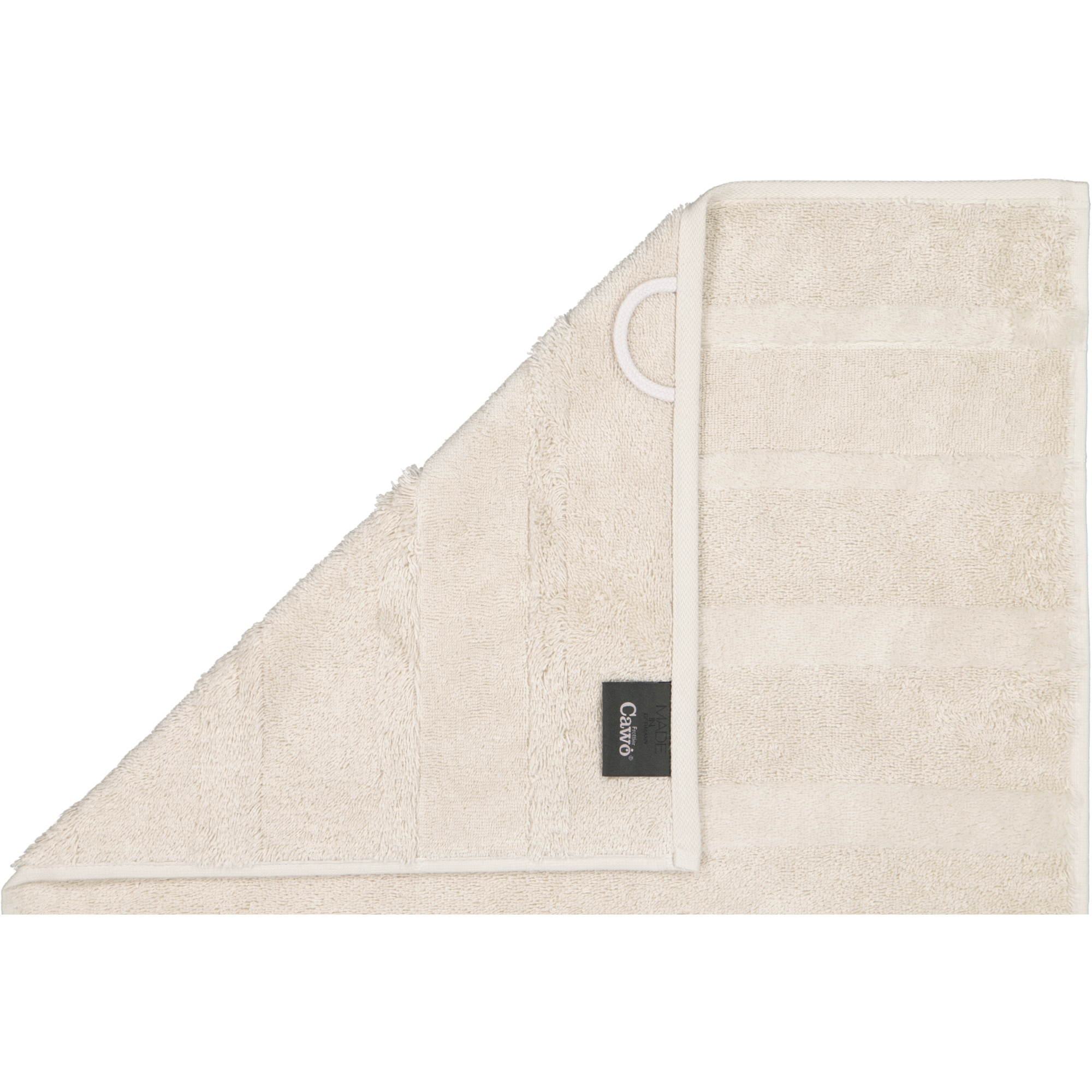 Cawö - Noblesse2 1002 - Farbe: travertin - 366 - Seiflappen 30x30 cm