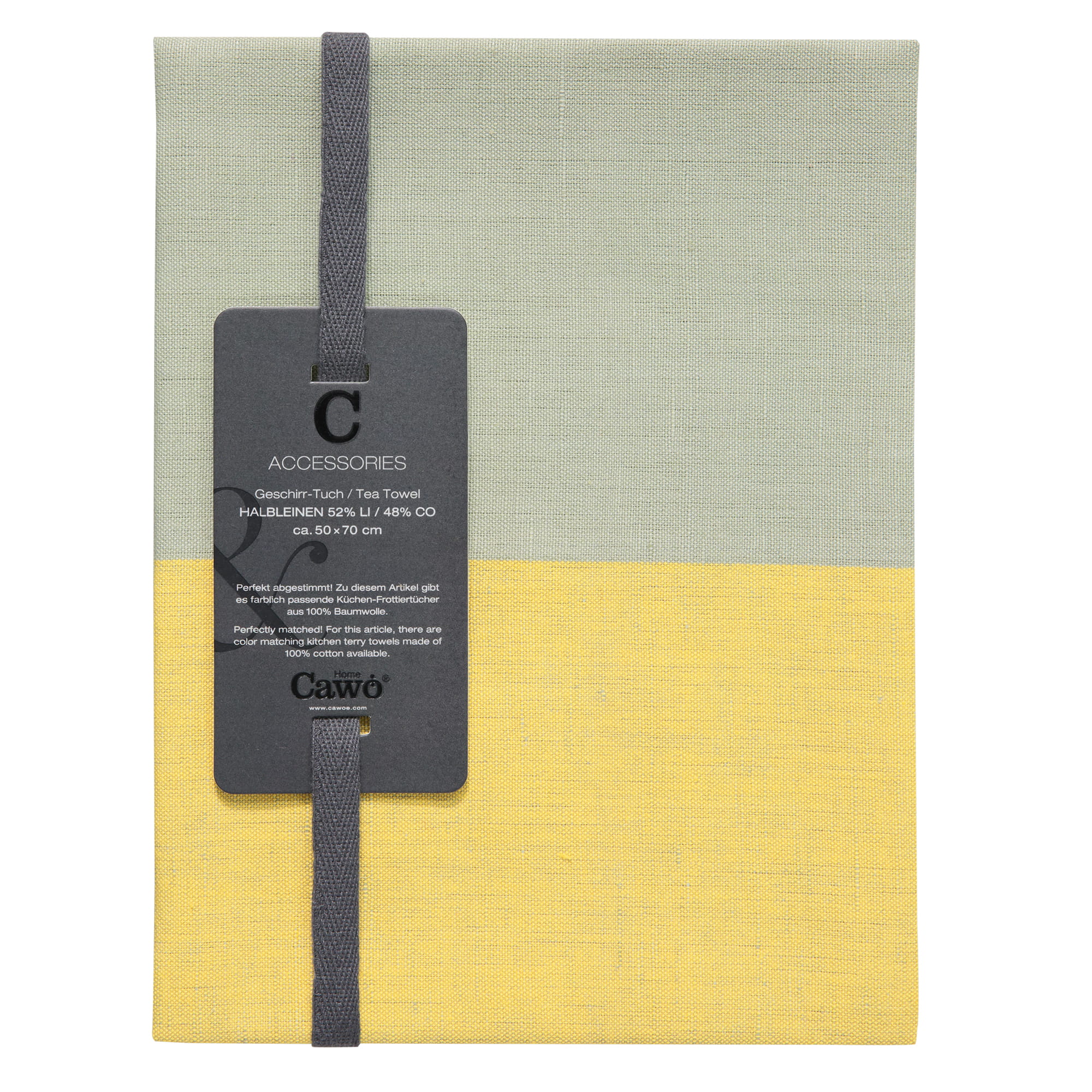 Cawö Home Geschirrtücher Cuisine Duo 535 scotch/wasabi - 54 - 50x70 cm