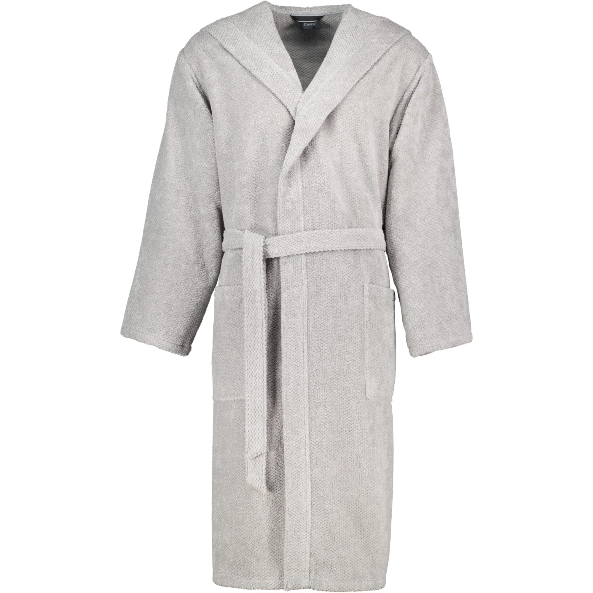 Cawö Herren Bademantel Kapuze Pure 5623 - Farbe: stein - 727