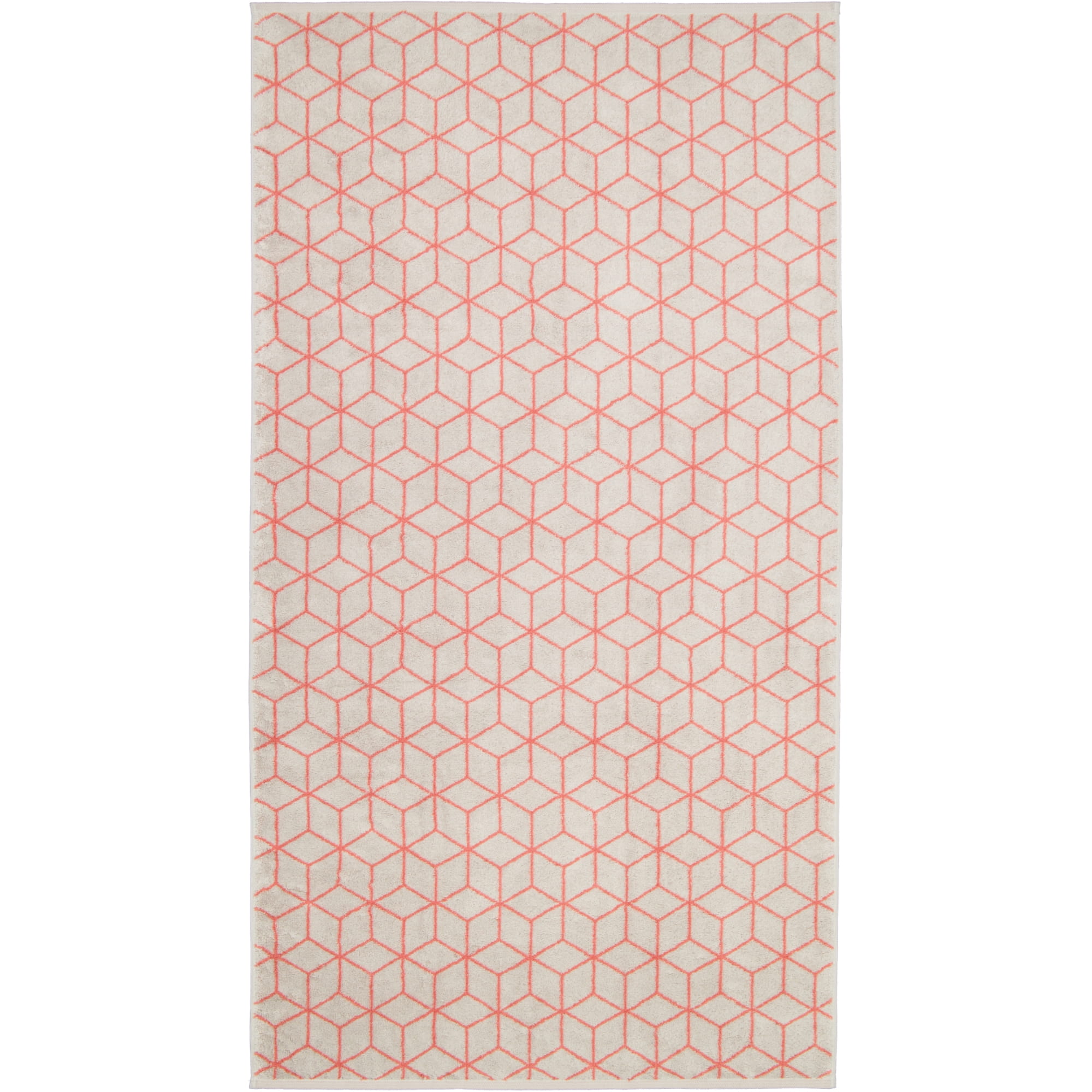 Villeroy & Boch Coordinates Carré Colors 2559 french linen/coral - 72 - Duschtuch 80x150 cm