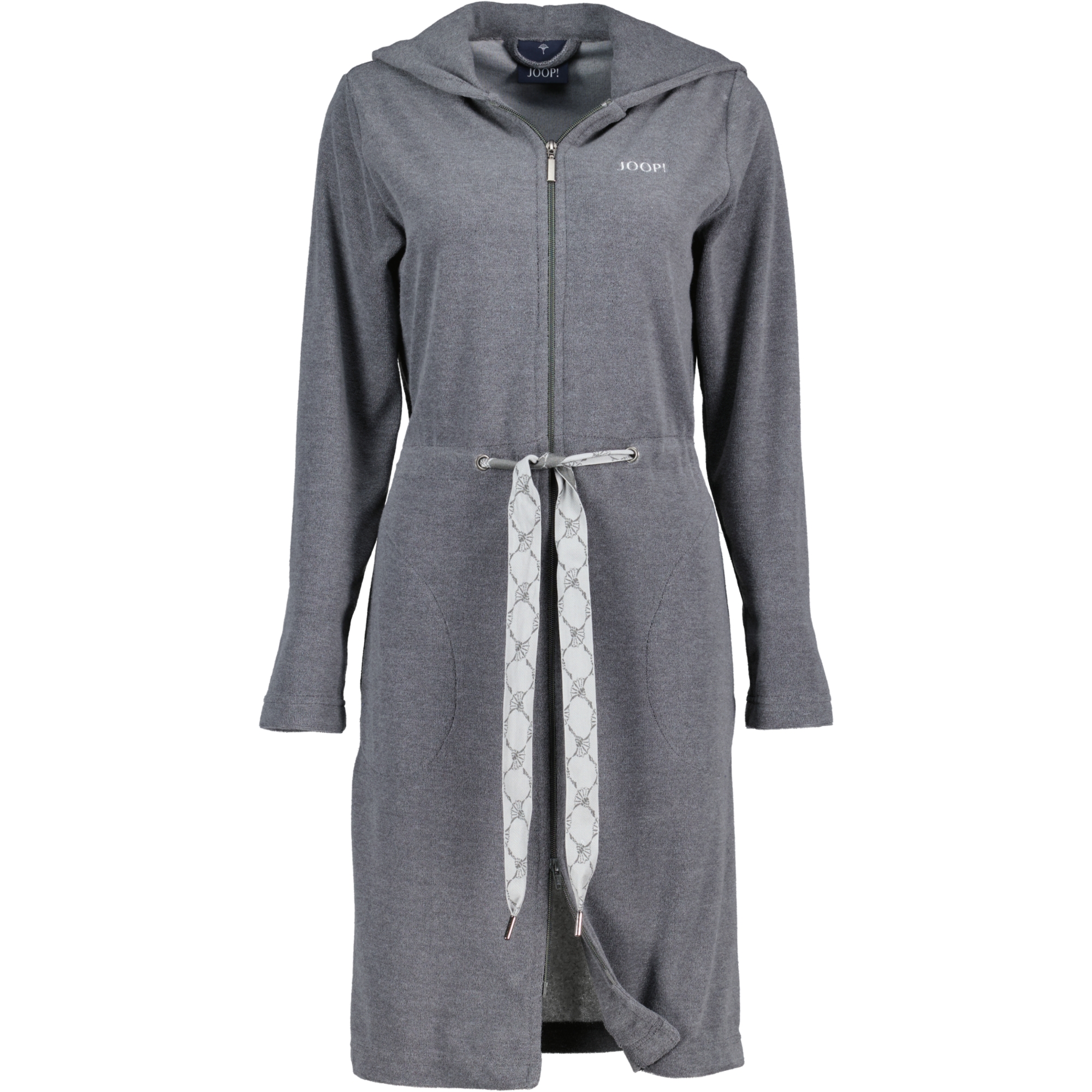 JOOP! Bademäntel Damen Kapuze Active 1659 anthrazit - 77