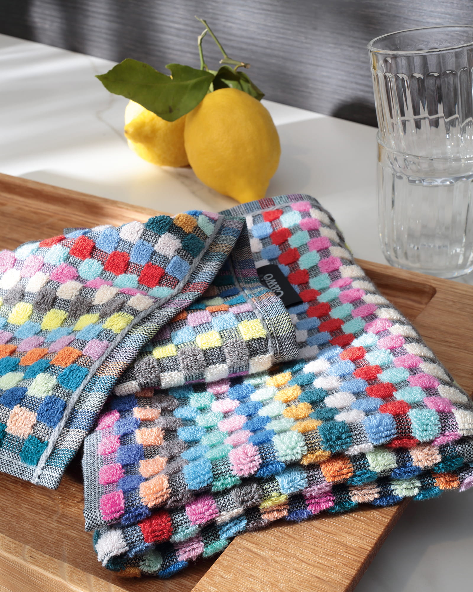 Cawö Küchenhandtücher Cuisine Confetti Karo 2021 multicolor - 12 - 50x50 cm