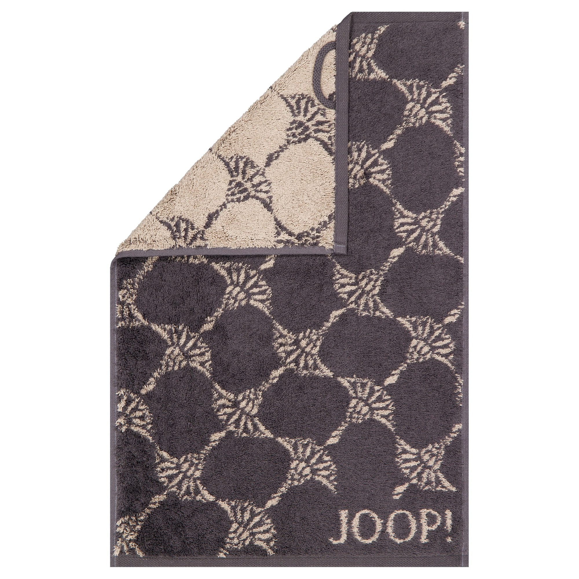 JOOP! Handtücher New Classic Cornflower 1721 Schiefer - 73 - Gästetuch 30x50 cm