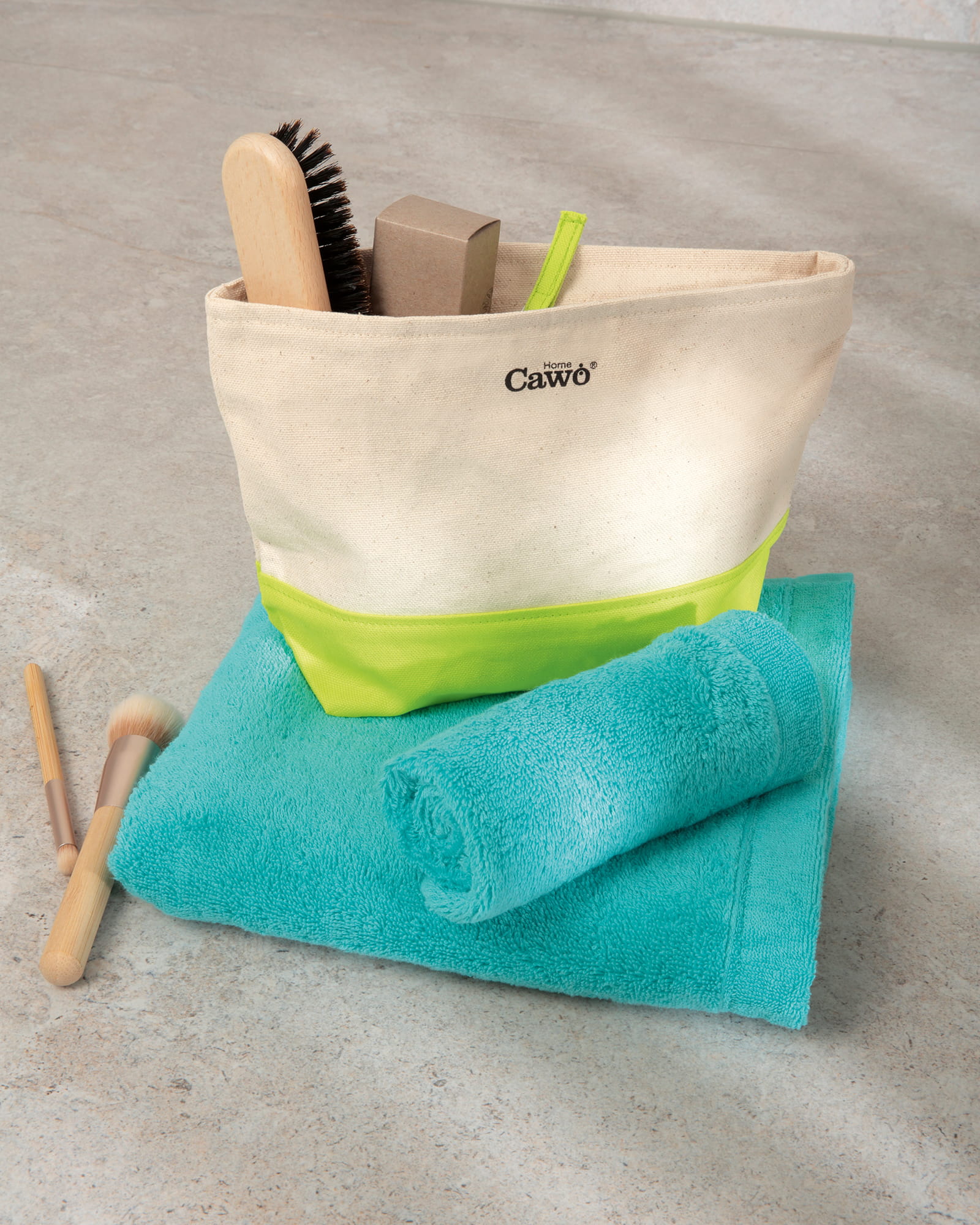 Cawö Home Kulturtaschen Accessory Bag 55707 lime - 43 - 18x26 cm
