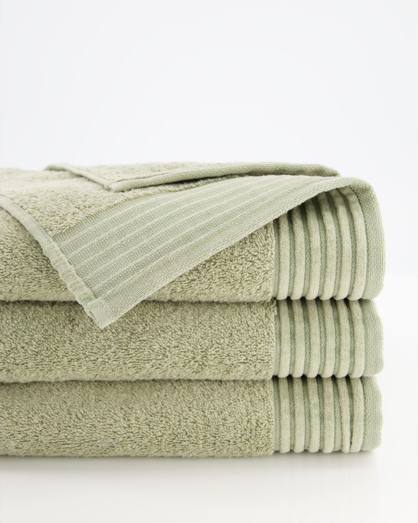 Möve Handtücher Loft moss - 690 - Seiflappen 30x30 cm