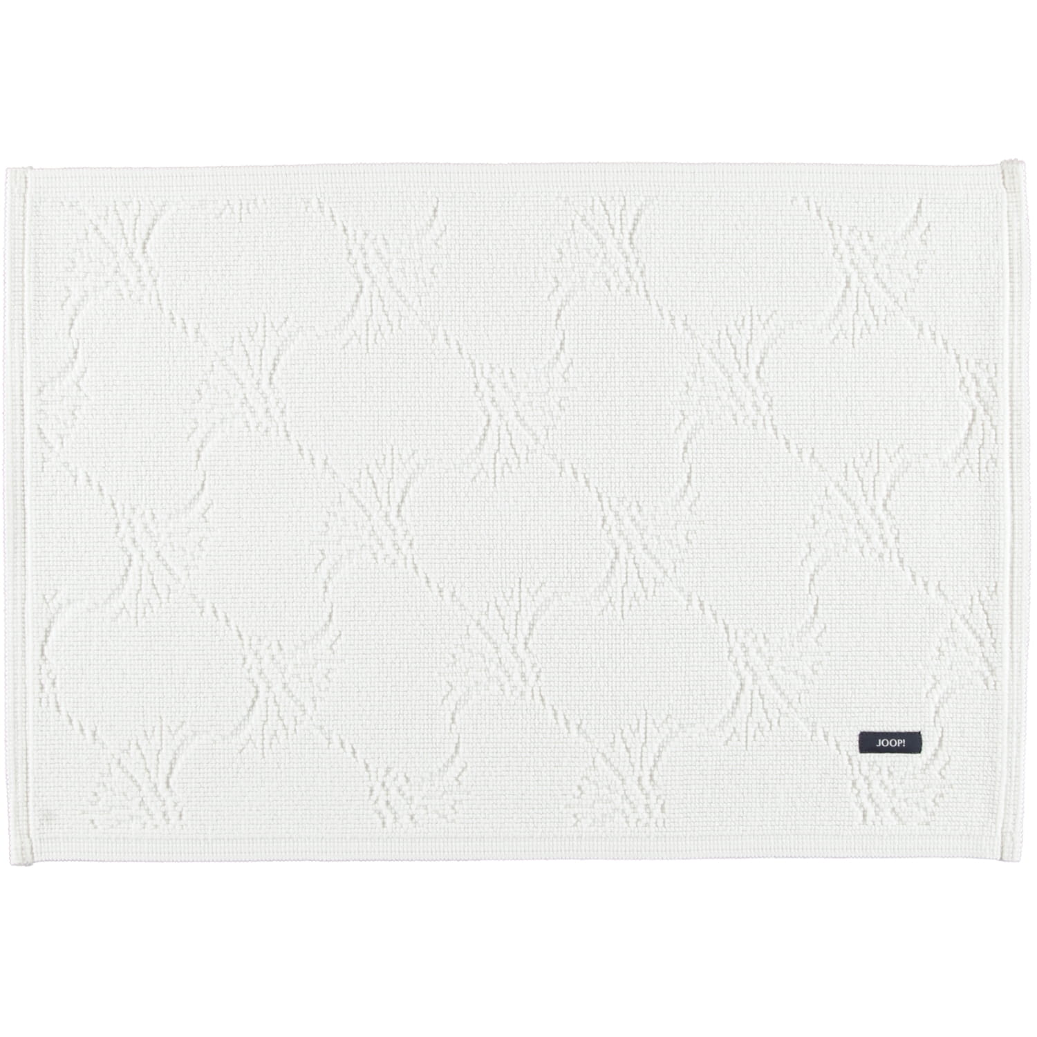 JOOP! - Badteppich New Cornflower 60 - Farbe: Weiß - 001 - 60x90 cm