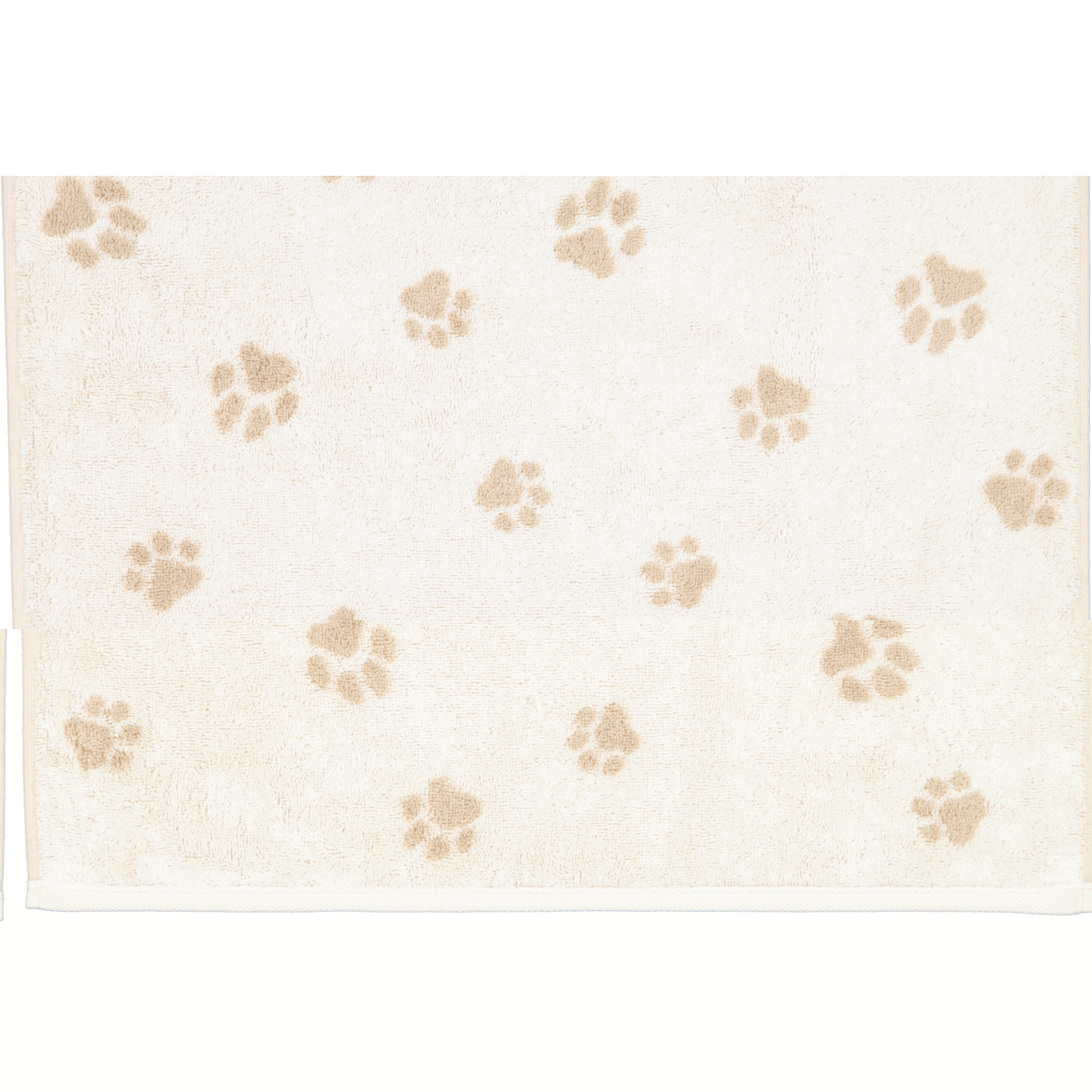 Cawö Handtücher WE LOVE DOGS Paws 6247 Natur-Beige - 33 - Duschtuch 80x150 cm