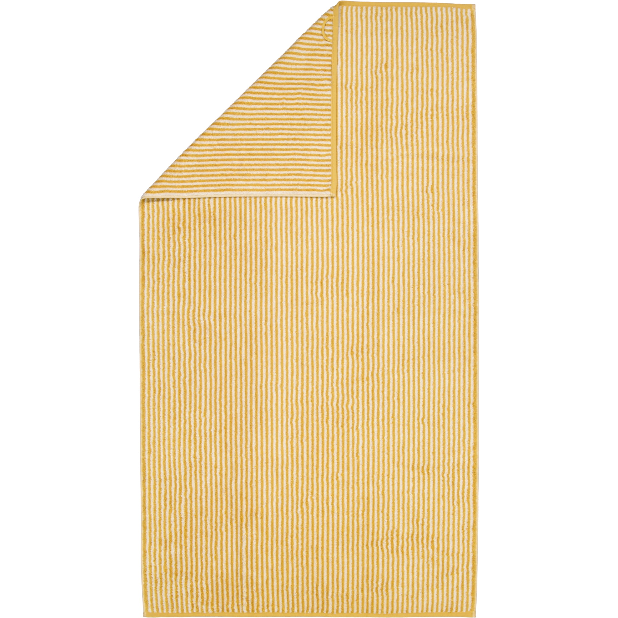 Cawö Handtücher Two-Tone Stripes 480 gold - 53 - Duschtuch 80x150 cm