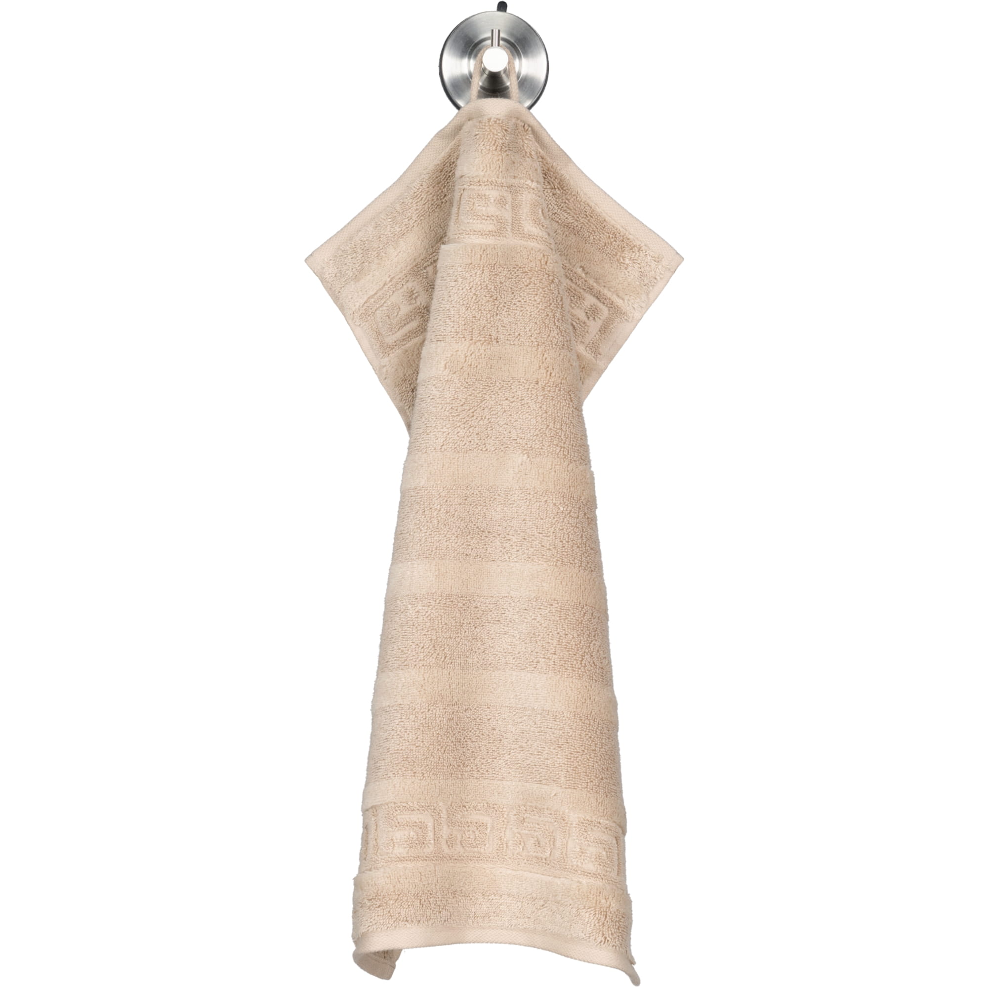 Cawö - Noblesse Uni 1001 - Farbe: 375 - sand - Gästetuch 30x50 cm