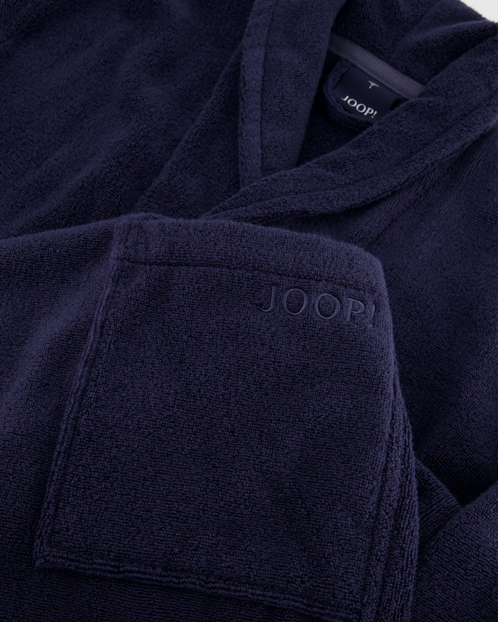 JOOP! Herren Bademantel - Schalkragen 1651 - Farbe: blau - 175
