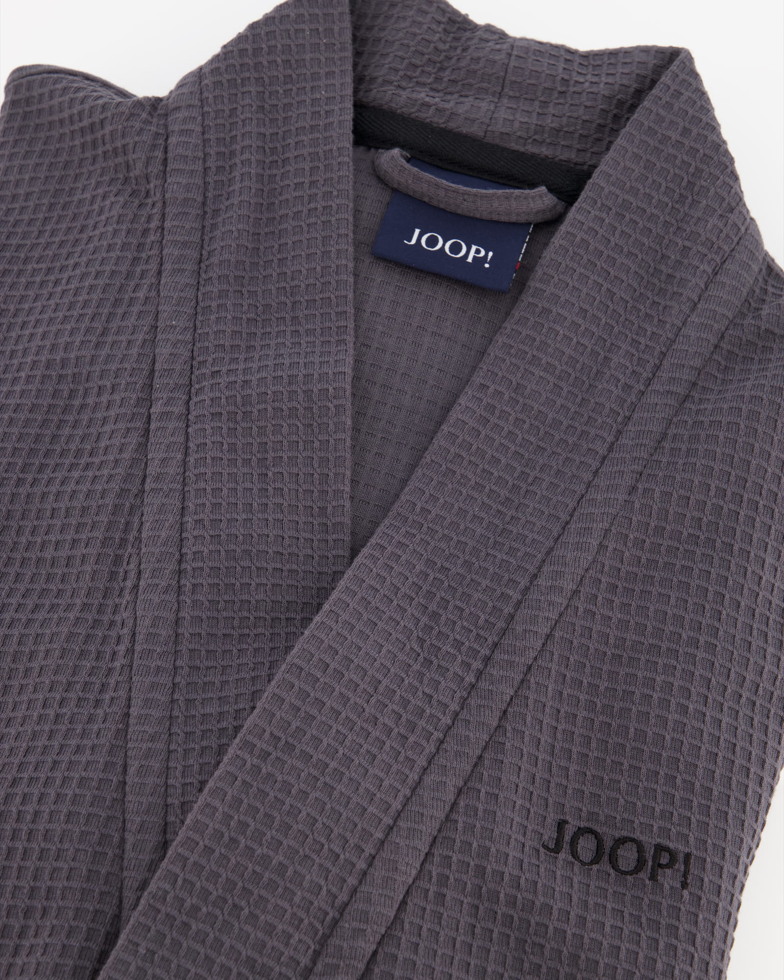 JOOP! Bademäntel Herren Kimono Pique 1656 anthrazit - 767